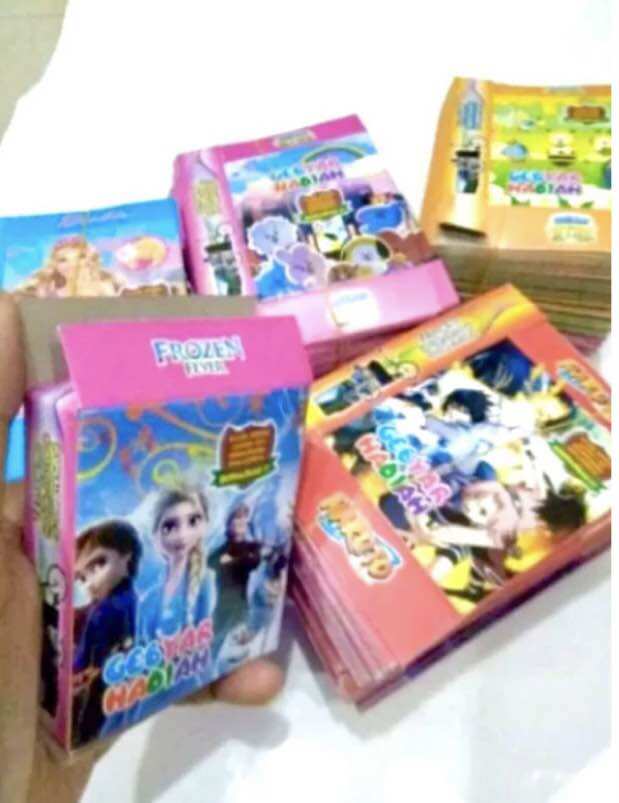 100pcs kotak kado kadoan tanggung