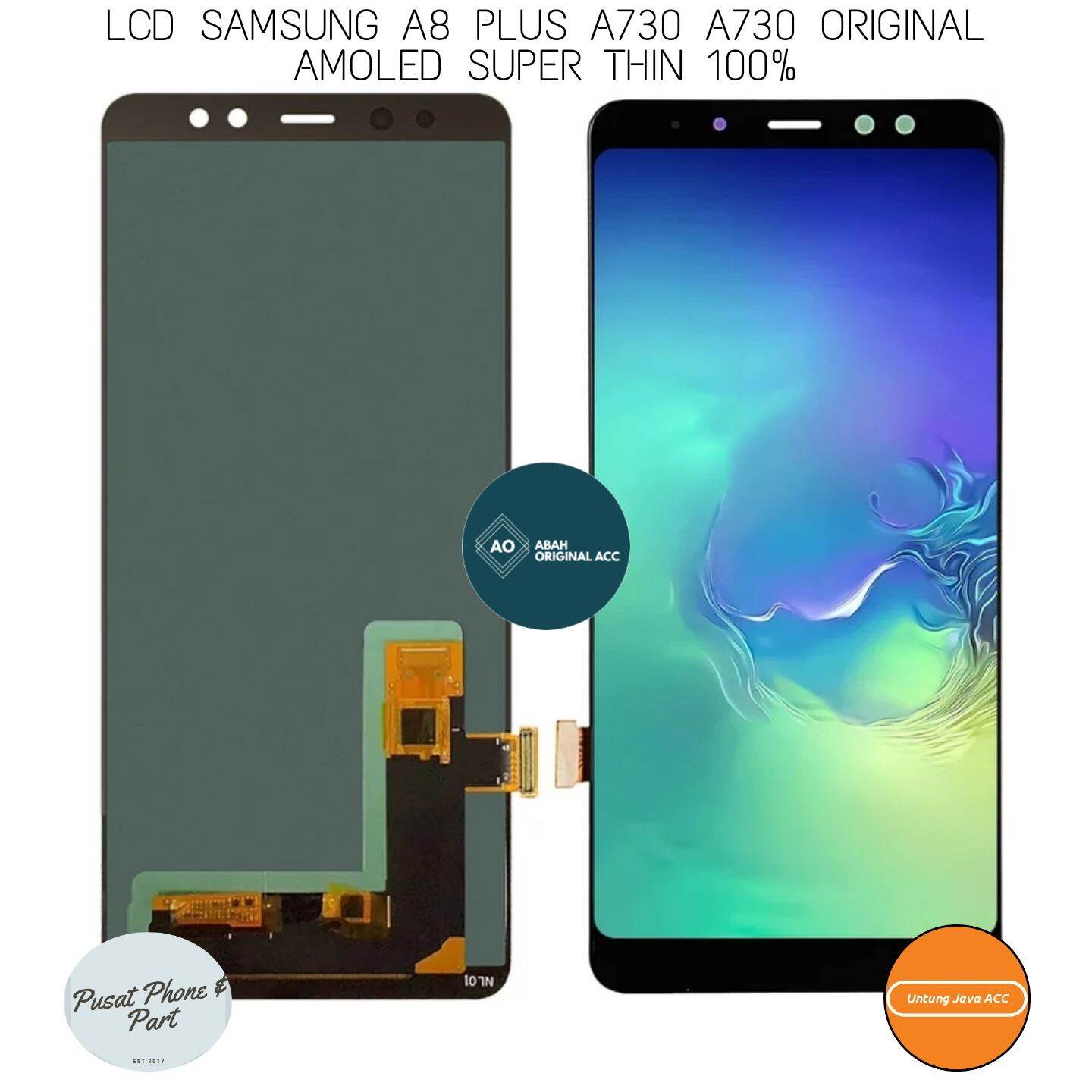 lcd samsung a7 2018 super amoled