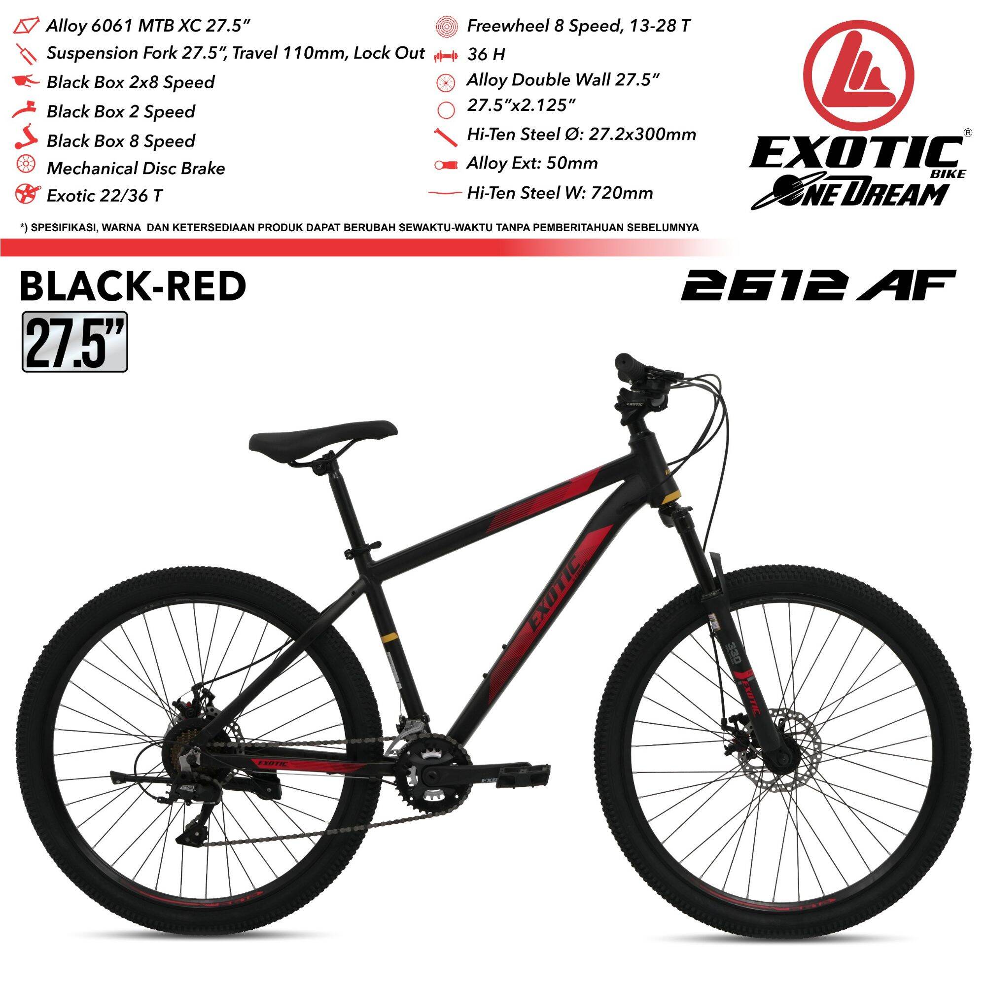 Sepeda Gunung Mtb Mano SEPEDA GUNUNG MTB INCH EXOTIC 2612 AH REM 