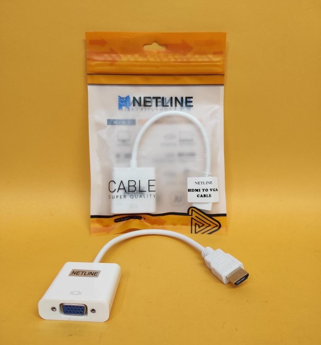 Converter HDMI to VGA Hight speed NETLINE Lazada Indonesia