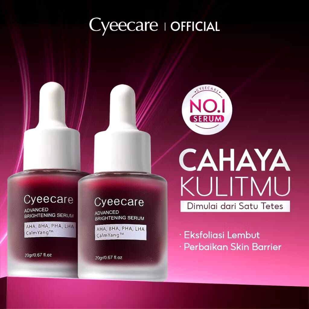 {COD} cyeecar serum wajah 2pcs serum perawatan wajah untuk Eksfoliasi dan mencerahkan wajah