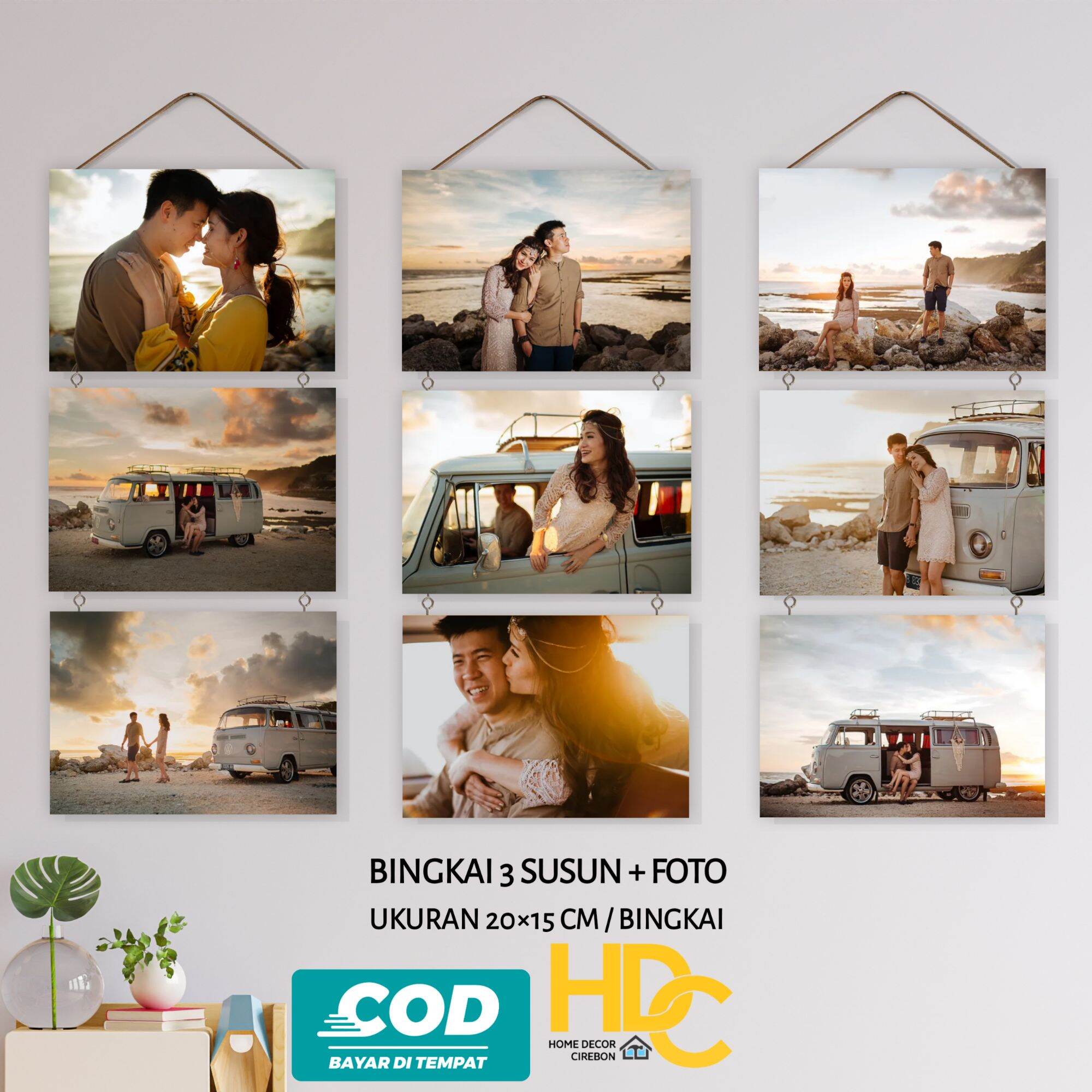 cetak foto bingkai poster dinding kayu hiasan dinding dekorasi dinding hadiah ulang tahun kado ulang tahun hadiah wedding foto hiasan dinding dekorasi dinding hiasan aesthetic frame foto bulat