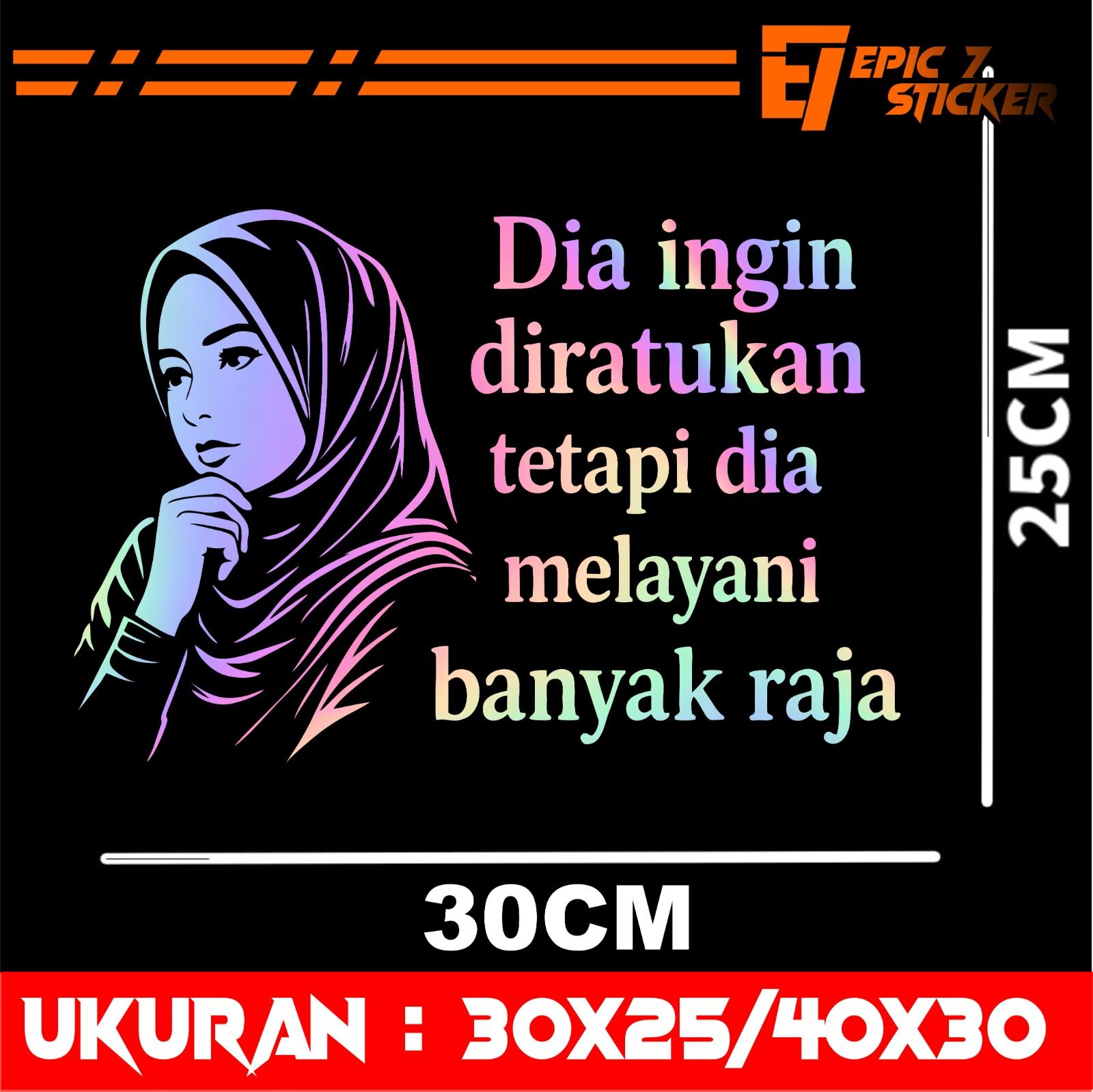 Cutting Hologram Stickers That Say He Wants to Be United for the Universal Custom Canter Truck Pickup Car Body Glass Harga 15,000 rupiah*Gratis Ongkir