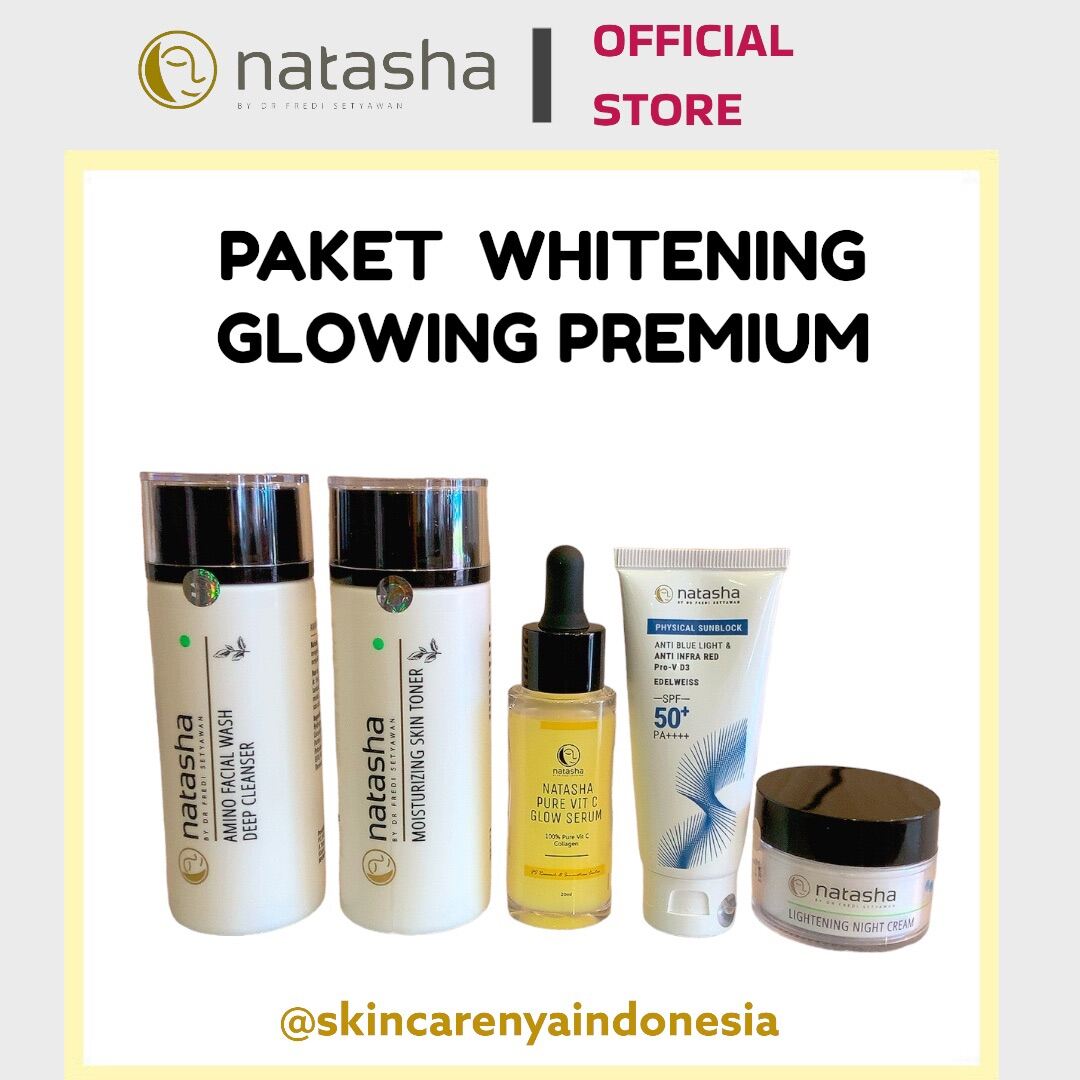 PAKET WHITENING DAN GLOWING PREMIUM NATASHA SKIN CARE Lazada