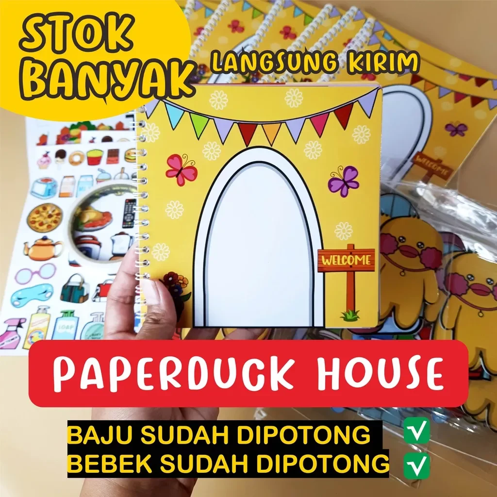 Jual Ducks Skin Care Anti Air paper duck mainan edukatif anak