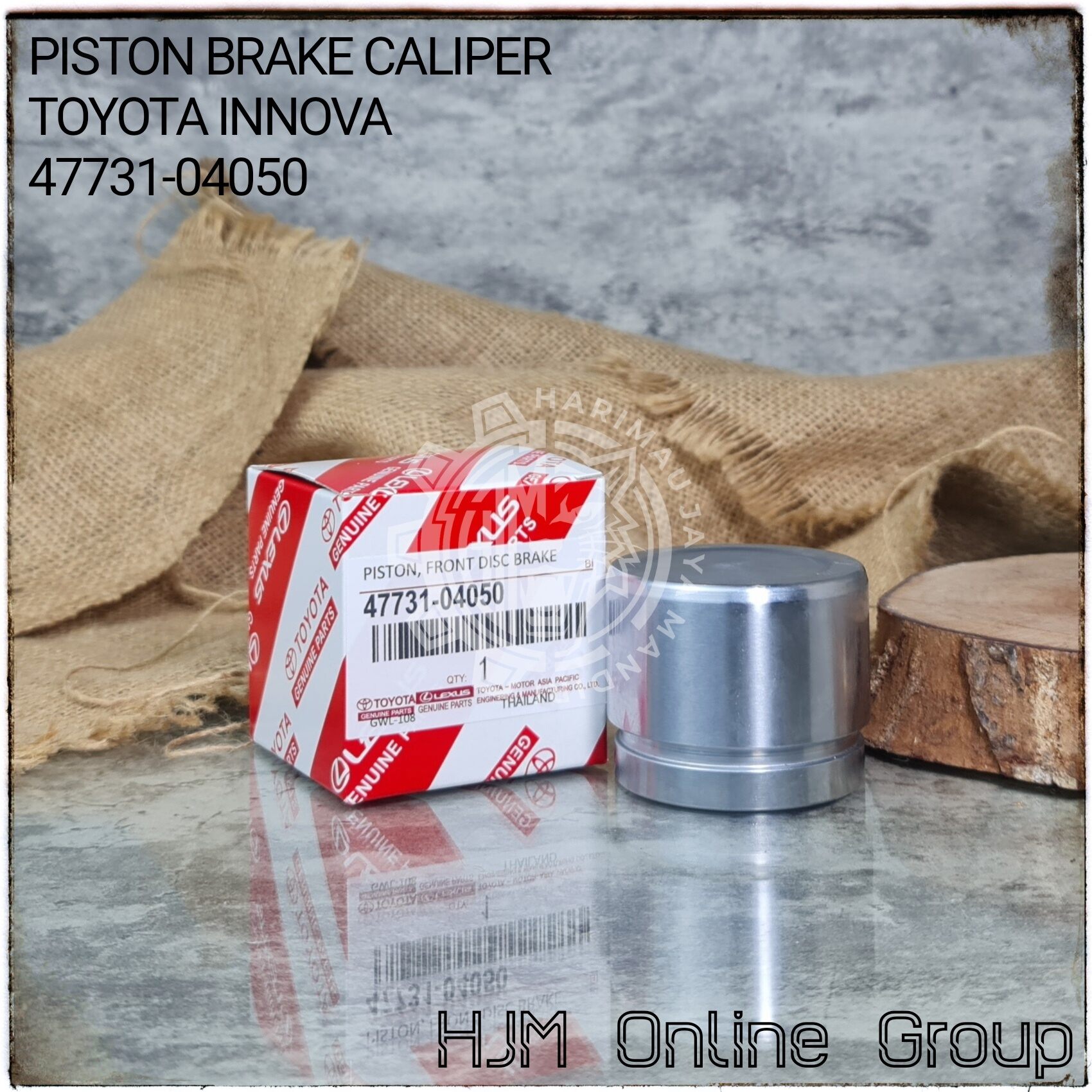 PISTON CALIPER CAKRAM REM DEPAN TOYOTA INNOVA 47731-04050 Harga 47,500 rupiah*Gratis Ongkir