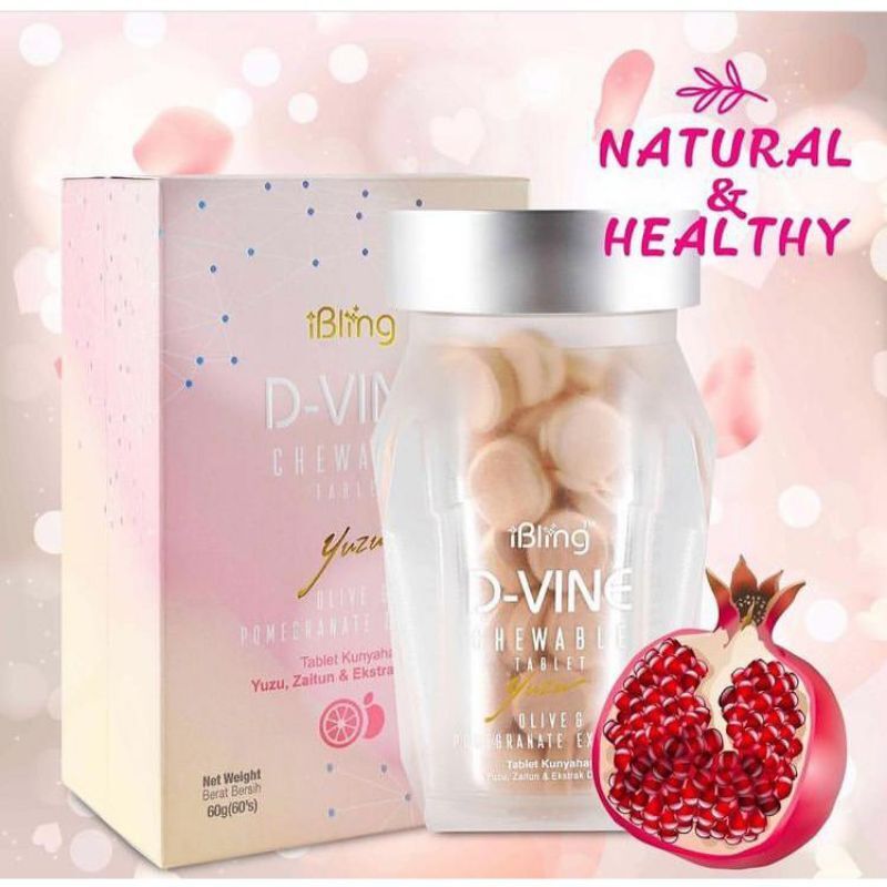 D Vine Collagen Isi 30 butir Original Candy DVINE Collagen Pemutih