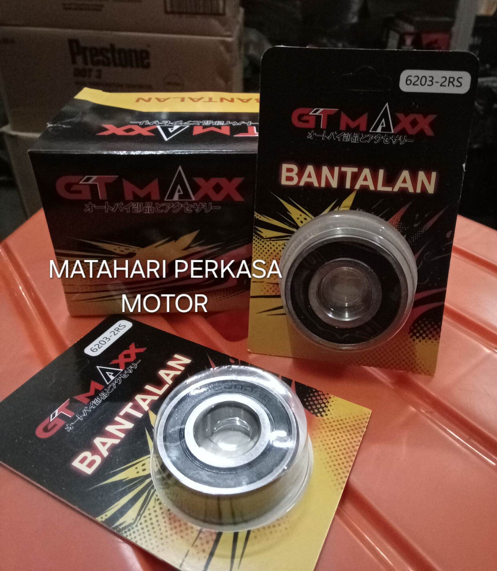 10 Pcs Bearing Laher Gtmaxx 6203 2Rs for All Types of Motorcycles (10 Pcs) Harga 49,500 rupiah*Gratis Ongkir