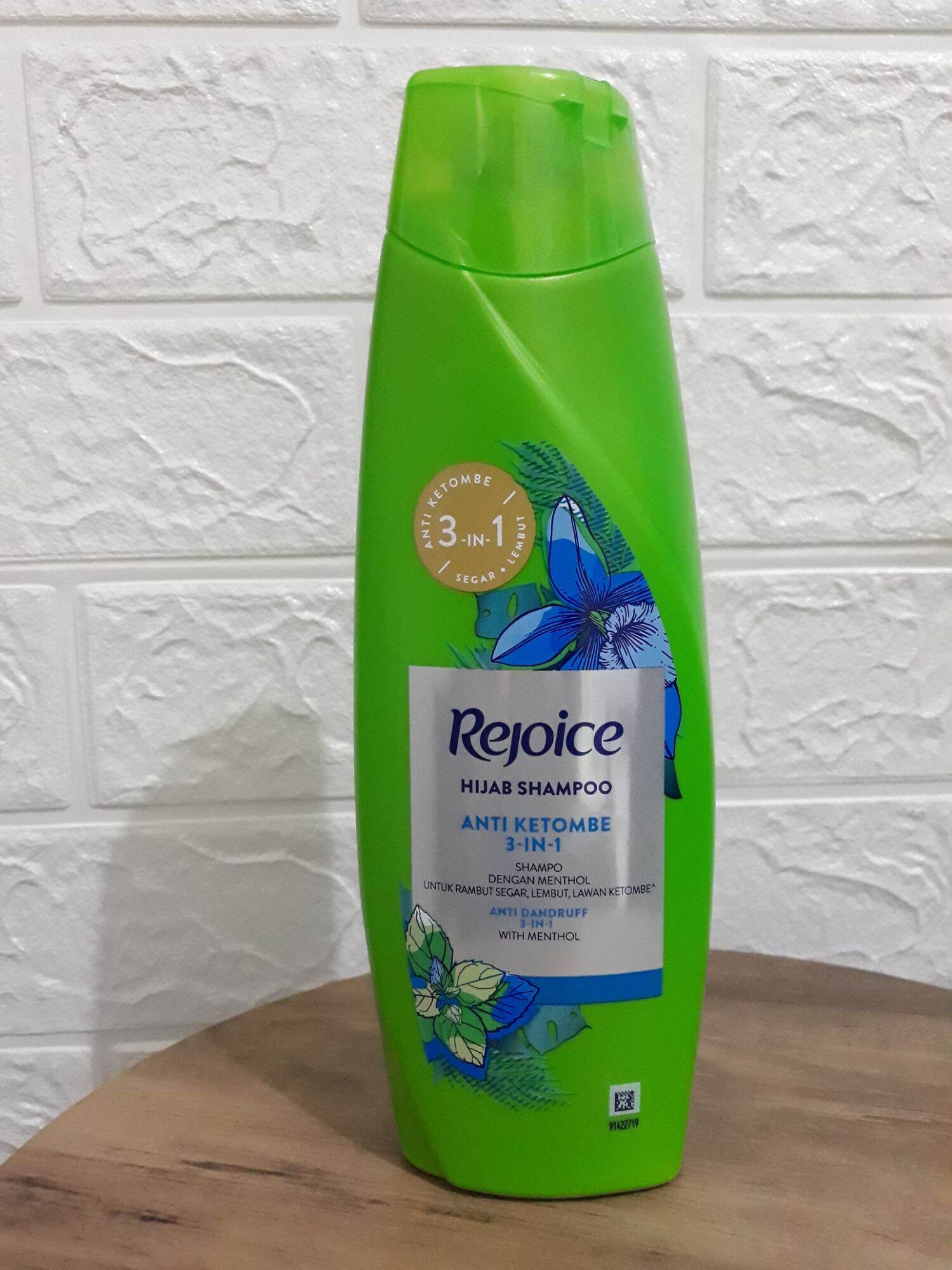Rejoice Hijab Shampoo 340 ml 3 in 1 Anti Ketombe With Mentol Lazada