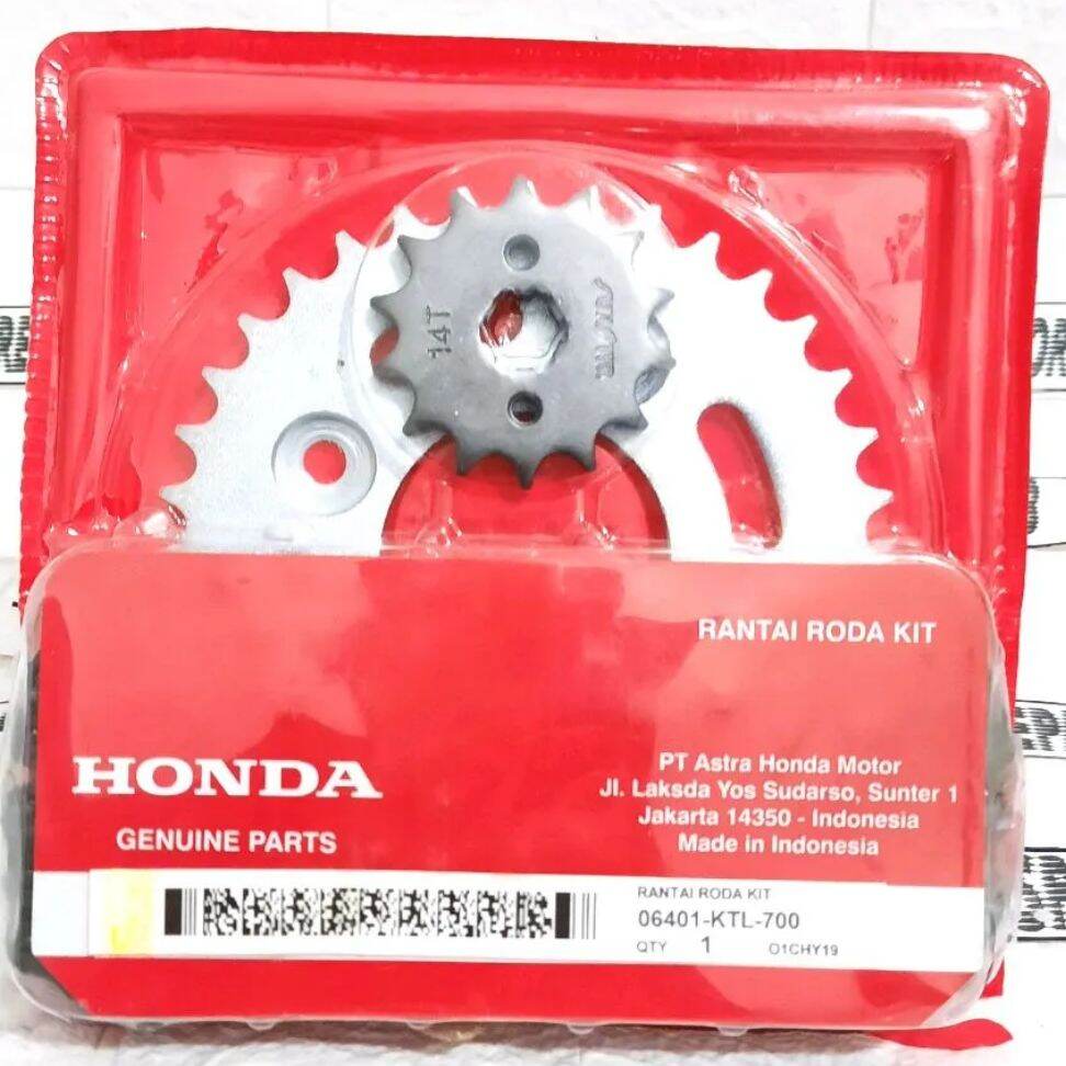 original Gearset+rantai AHM rantai roda kit GEAR set (Drive Chain Kit