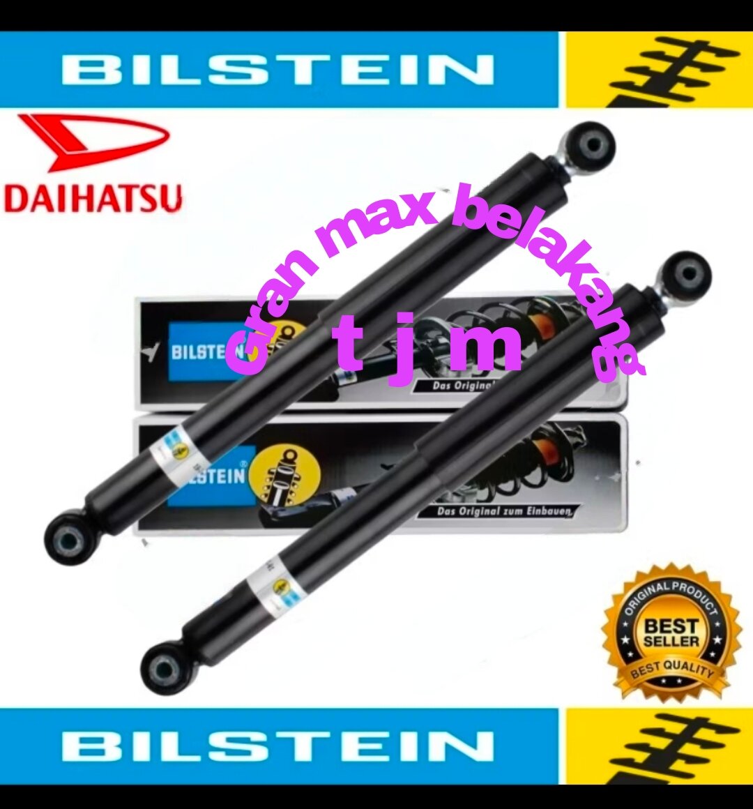Shockbreaker BILSTEIN Gran Max belakang type B4 harga 1 pasang ( kanan & kiri ) Harga 600,000 Ringgit*Penghantaran Percuma