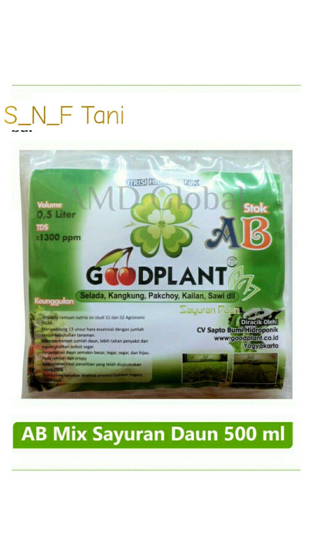 Ab Mix Nutrisi Hidroponik Sayuran Daun Goodplant Ml Lazada Indonesia