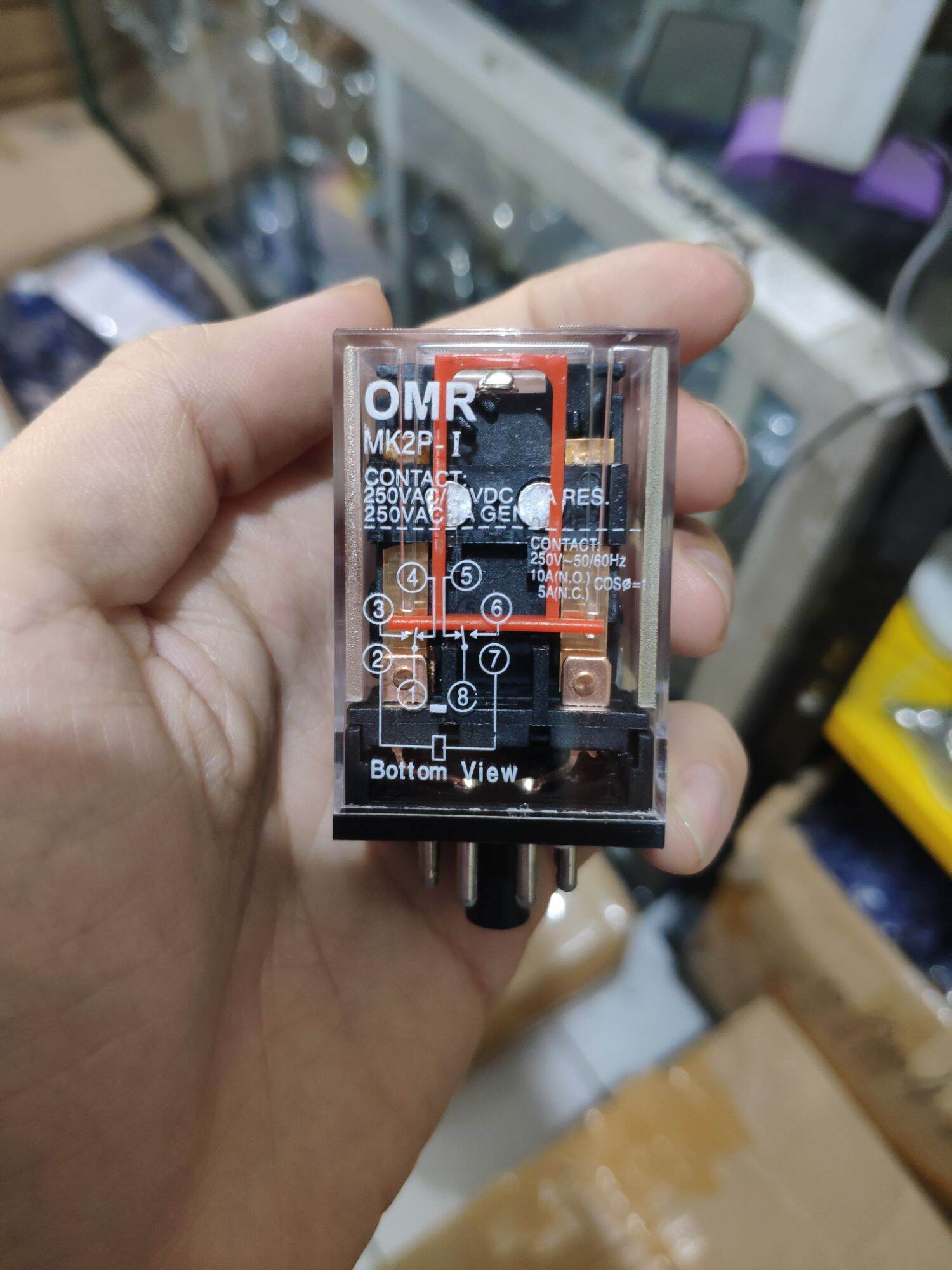 RELAY OMR AC 220V 8pin MK2P RELAY MK2P 220V 8 KAKI Lazada Indonesia