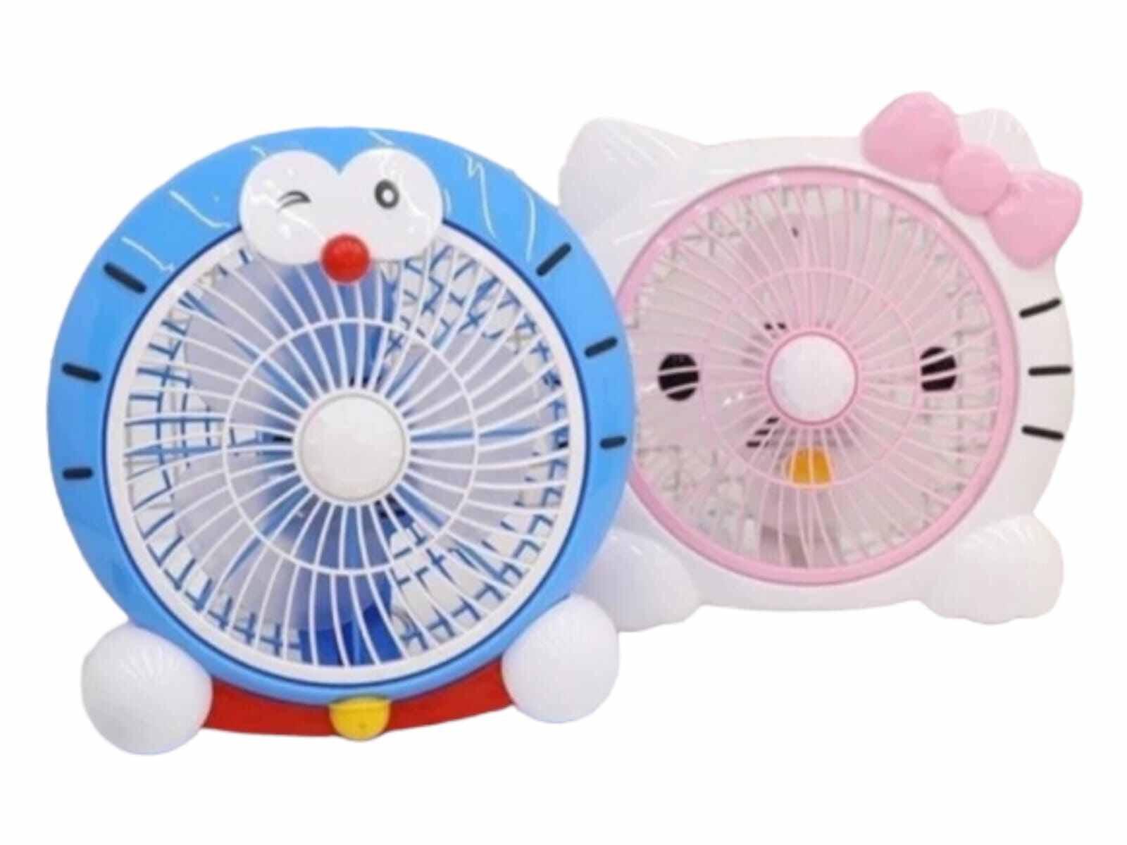 COD BOX Fan Kipas Meja 10 inch Karakter Kipas Angin Listrik Meja