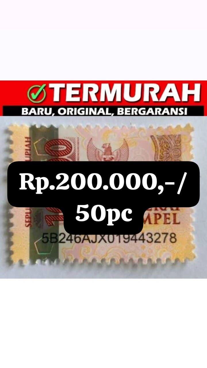 TERVIRAL 2026.....!!!!! Isi-50pc MATERAI 10000 ASLI POS MURAH