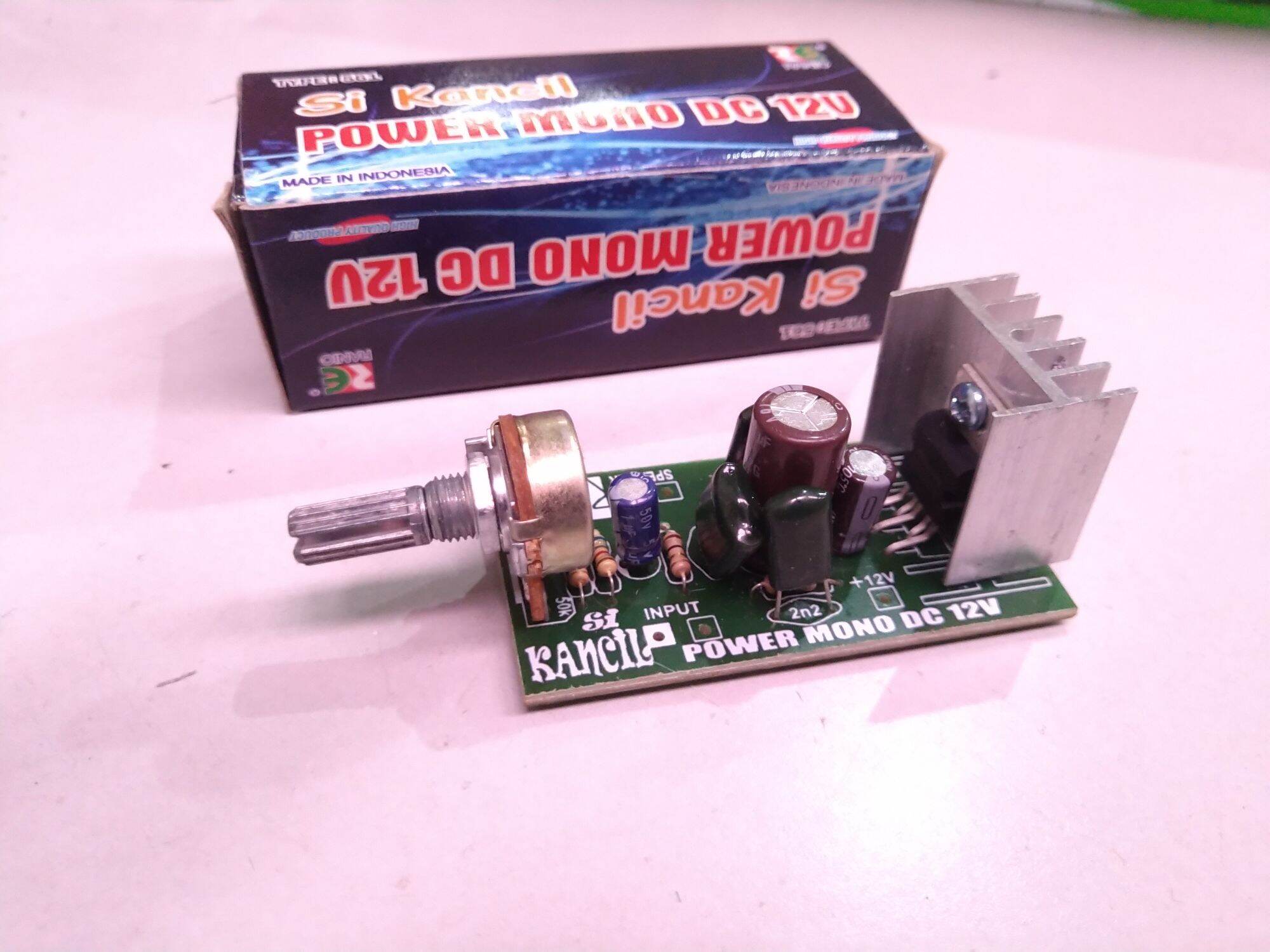 Kit Power Amplifier TDA 2003 Mono Plus Potensio Volume ( Kancil