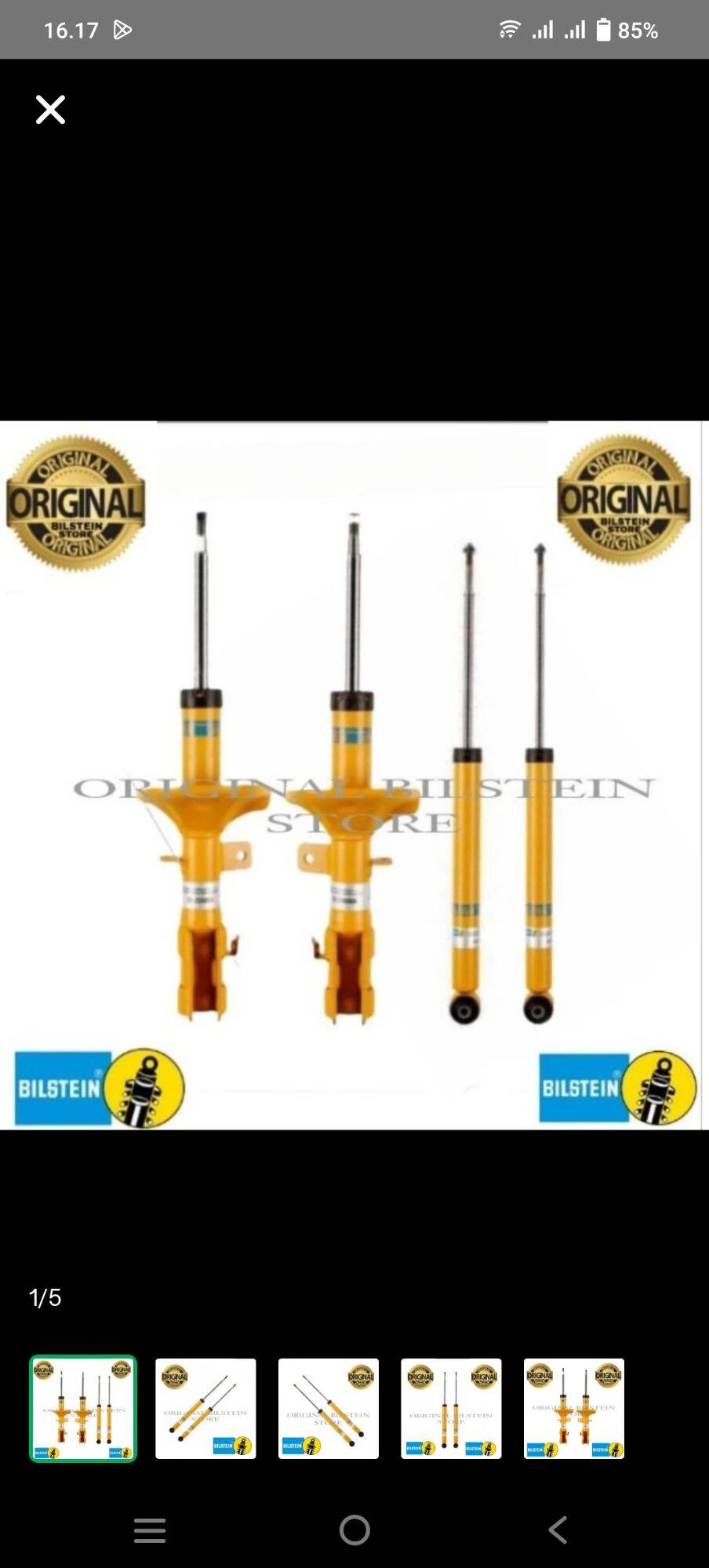 Shockbreaker Hyundai Getz depan belakang merek Bilstein B6 Harga 2,200,000 rupiah*Gratis Ongkir