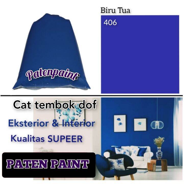 CAT WARNA BIRU LANGIT / CAT RUMAH TEMBOK MODEL / CAT TEMBOK BIRU MUDA ...