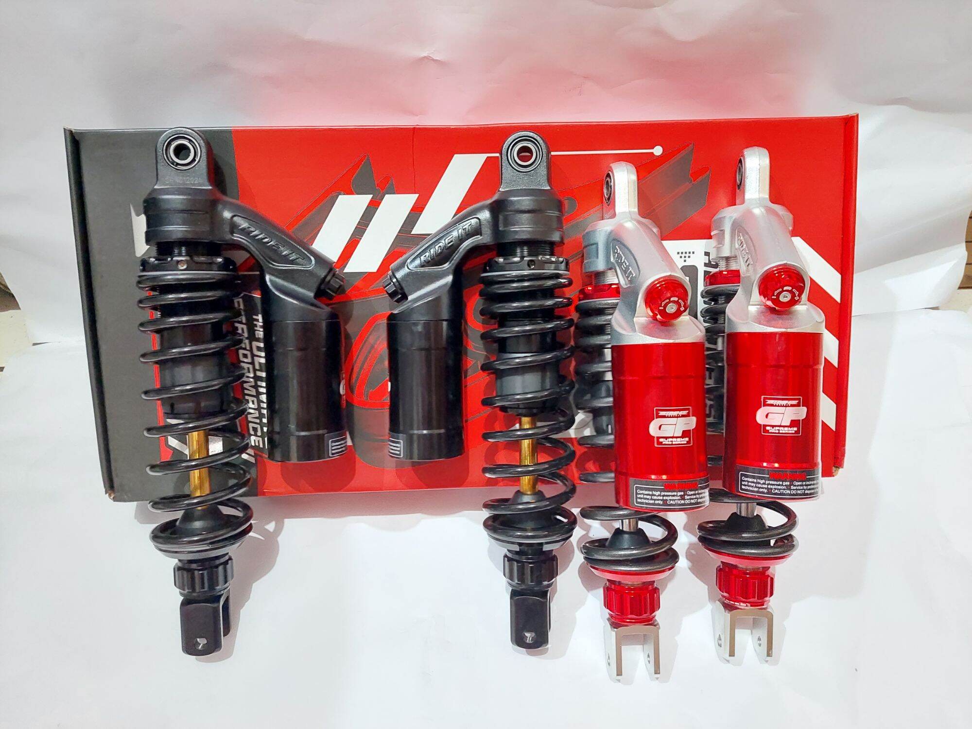 Shockbreaker Shock Ride It Gp 288 Supreme Aerox. Nmax New. Nmax Old Harga 1,400,000 rupiah*Gratis Ongkir