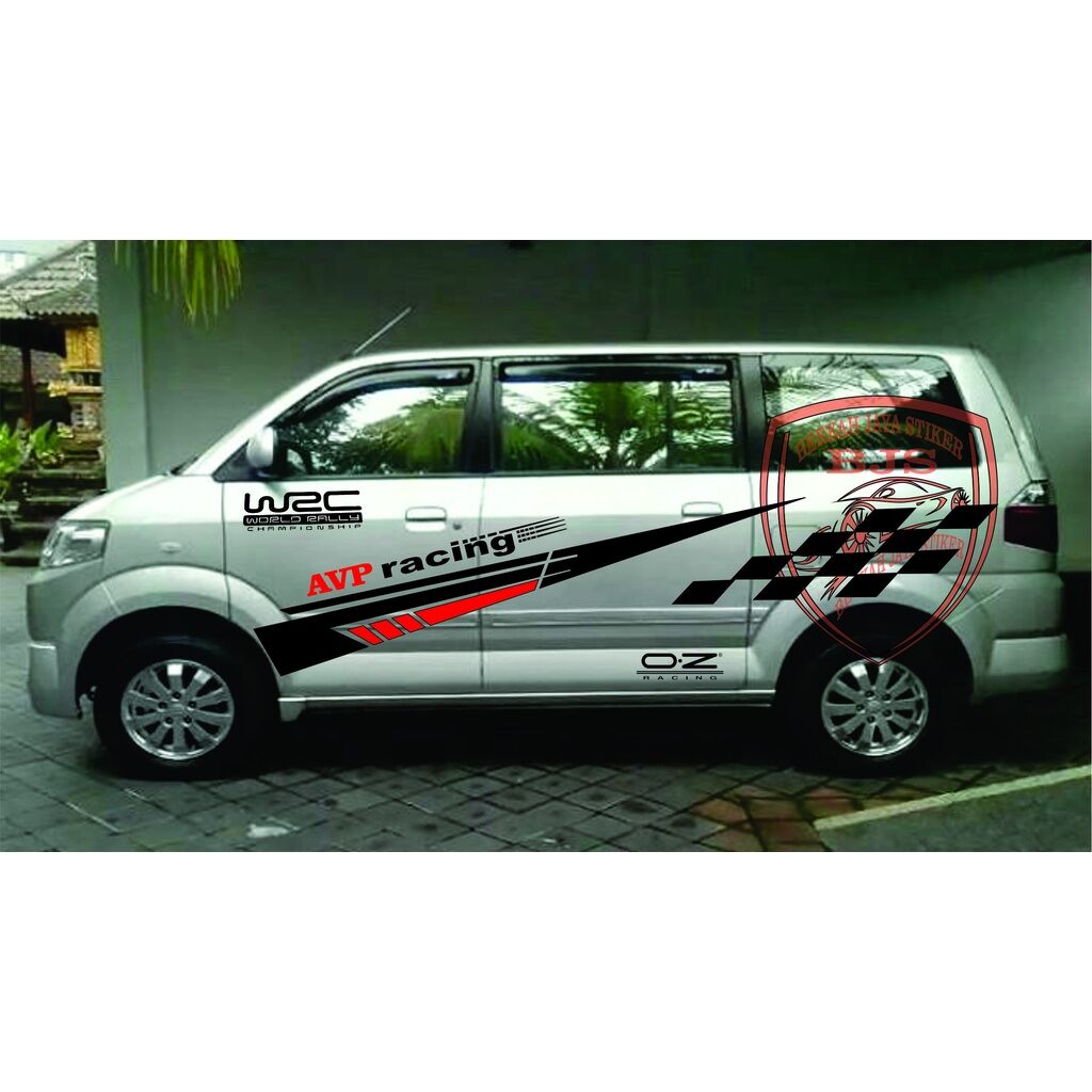Stiker sticker mobil apv terbaru stripping apv sport keren (2PCS ...