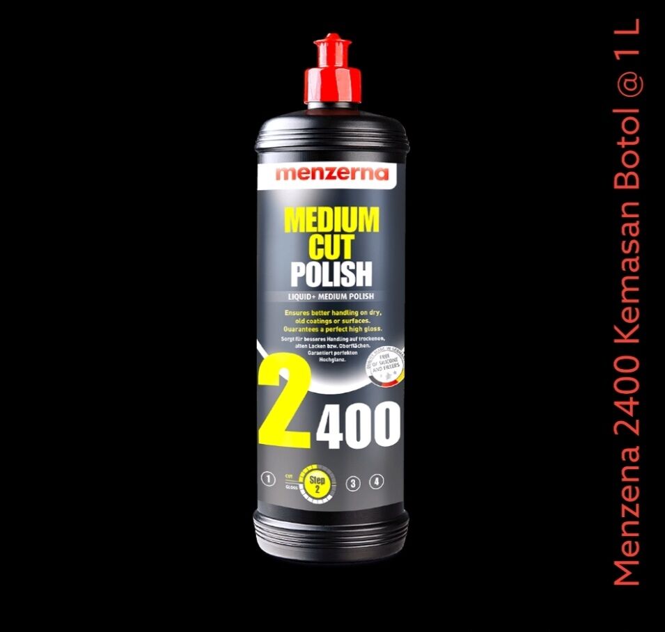Menzerna Medium Cut Polish 2400 Kemasan 1 Ltr Giá 647,000 Đồng*Miễn phí vận chuyển