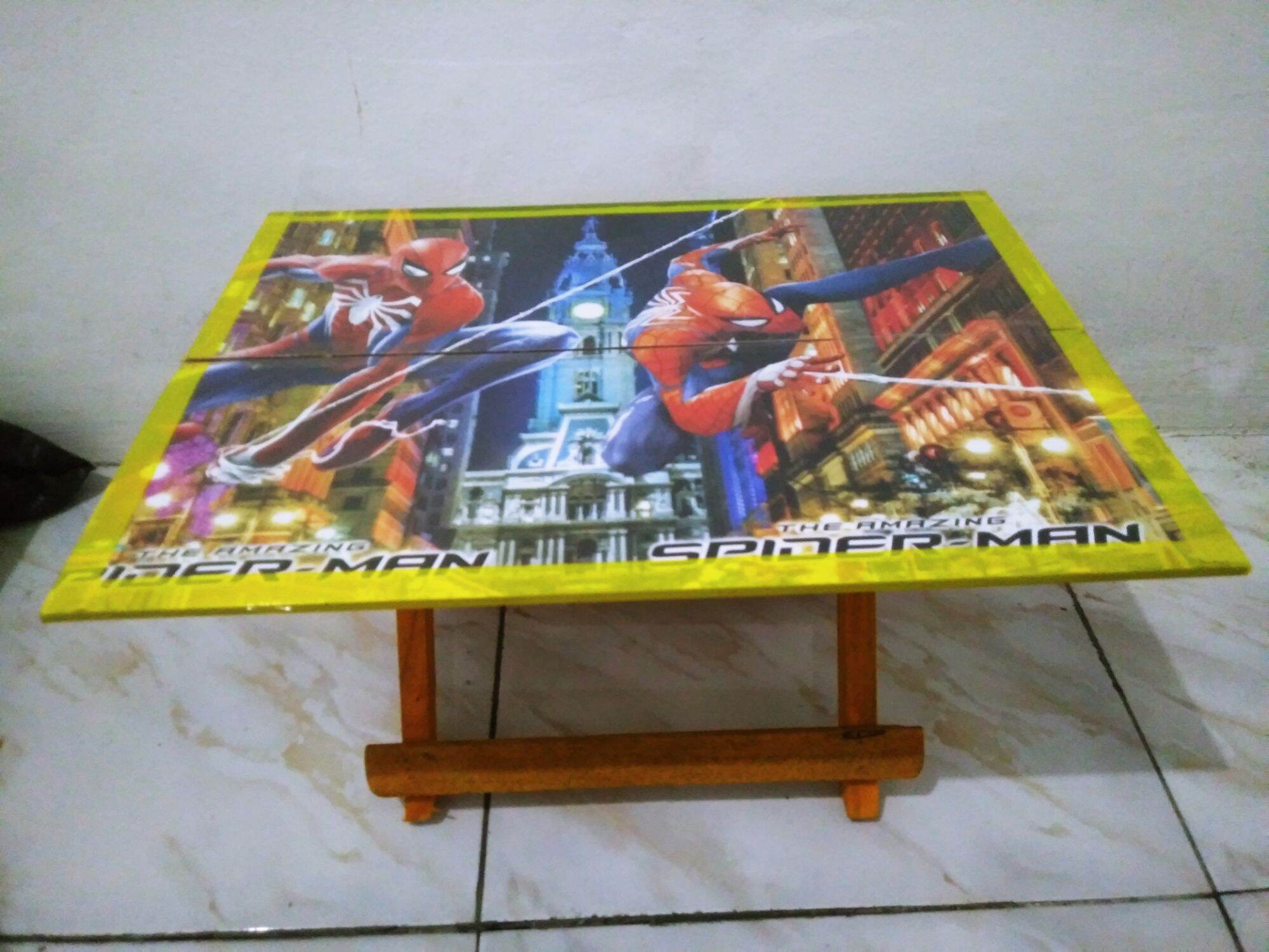 Meja Belajar Lipat kayu. 