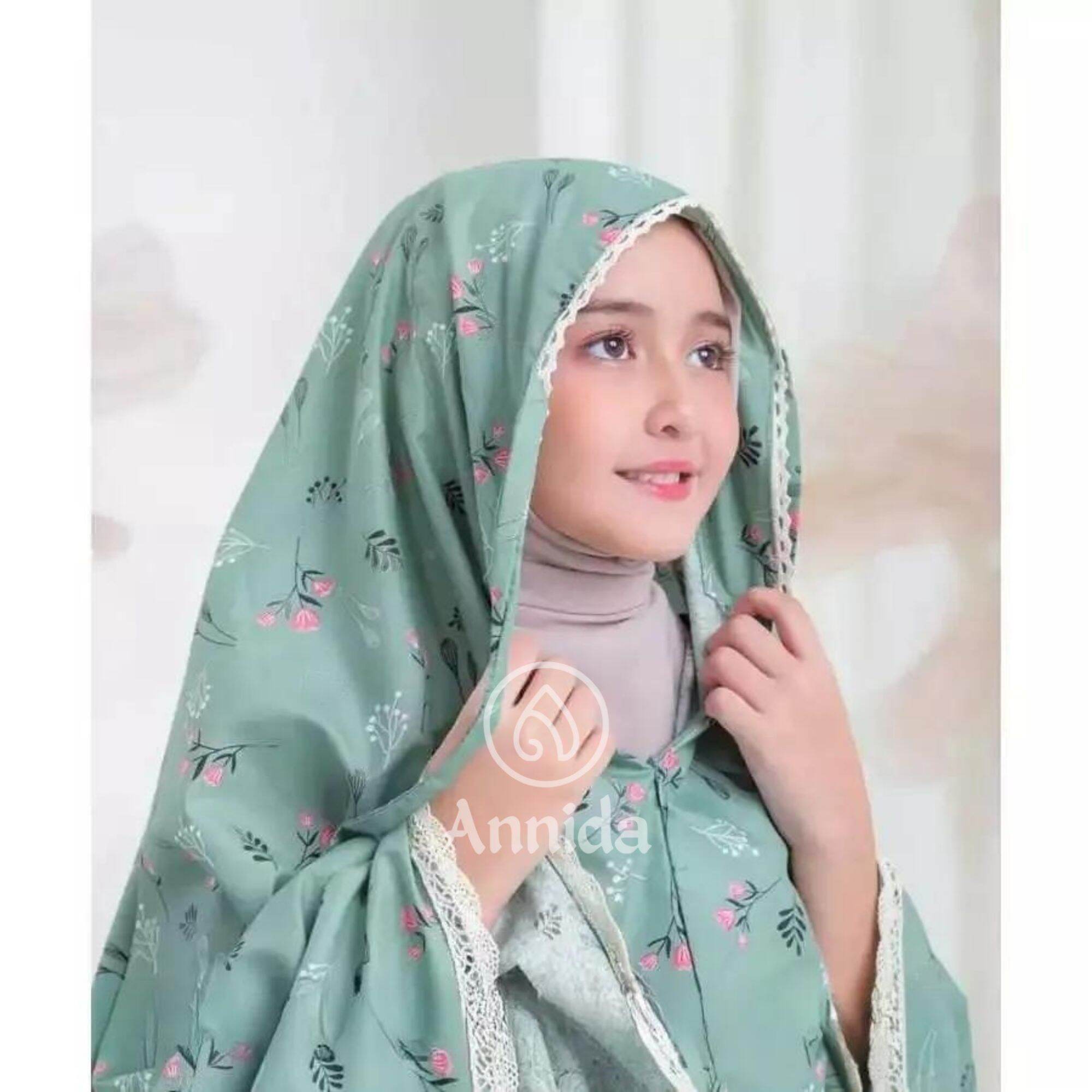 Mukena for Dependent Children 2 in 1 Premium Cotton Aged 10 Years to 12 Years