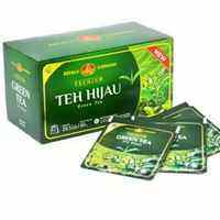 Teh Hijau premium cap kepala Djenggot celup isi 25 pcs teh diet keto