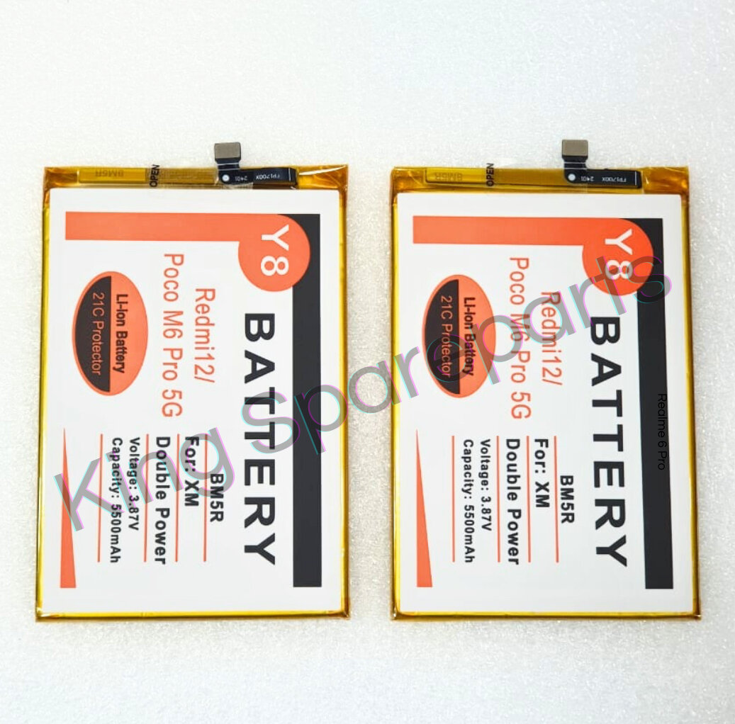 Xiaomi Redmi 12/Poco M5 Pro 5G bm5r double power Y8 Batre battery Harga 120,000 rupiah*Gratis Ongkir