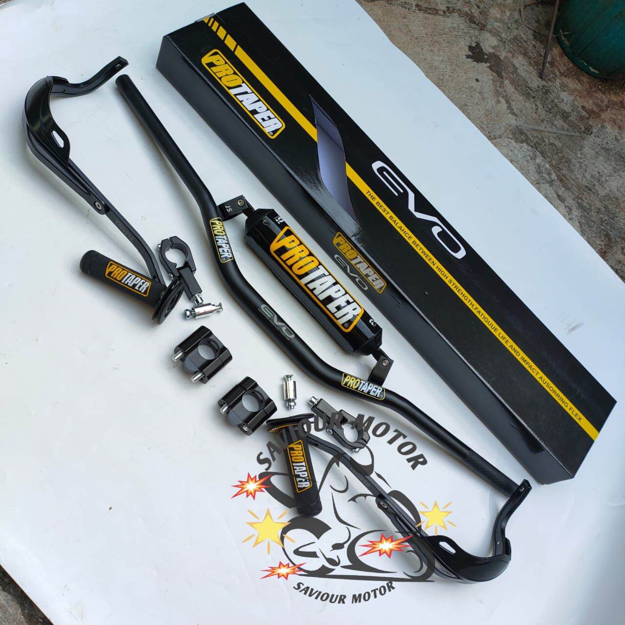 Stang Fatbar Protaper Evo Low Plus Raiser Stang Set Busa Palang Fuzion