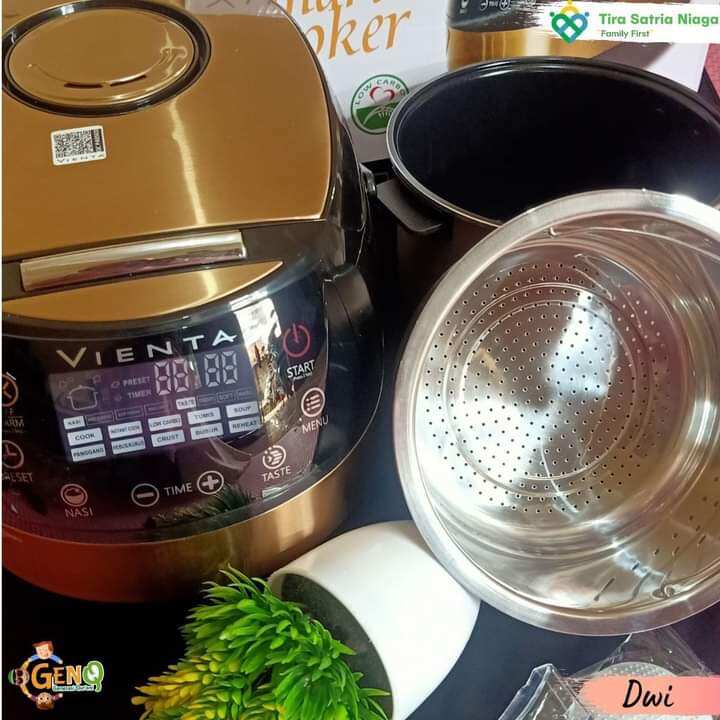 Rice Cooker Low Carbo NSC Vienta 12 in 1 Gold Lazada Indonesia