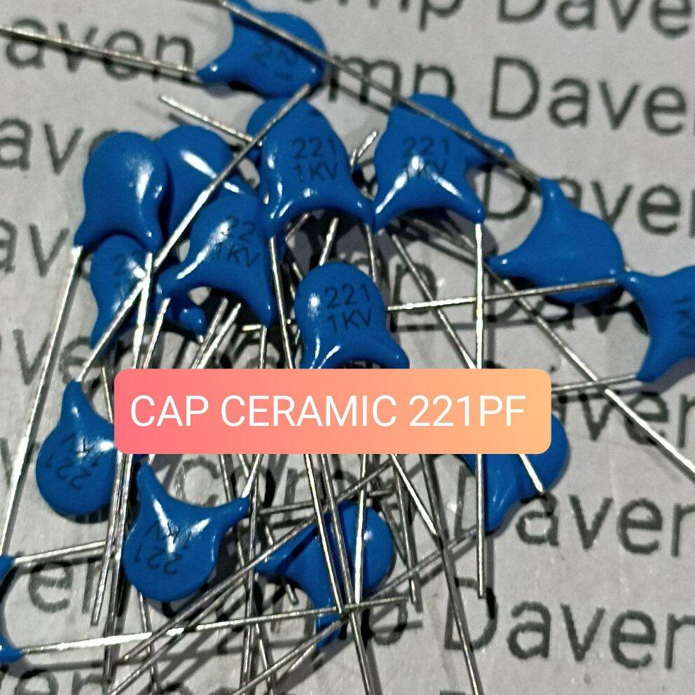 50 x CONDENSATORI A DISCO 50V 221PF ceramici per circuiti capacitors ceramic 220 50 x CONDENSATORI A DISCO 50V 221PF ceramici per circuiti capacitors ceramic 220