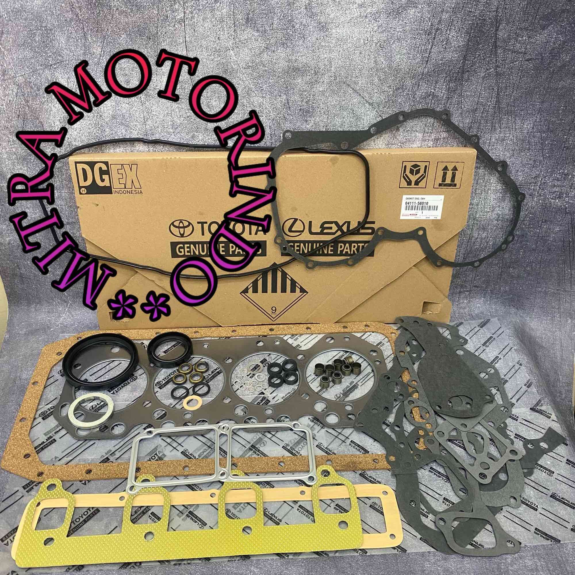 Paking Set/Gasket ENG Kit Toyota 13B/PS115 Type A 04111-58010 Harga 543,000 rupiah*Gratis Ongkir