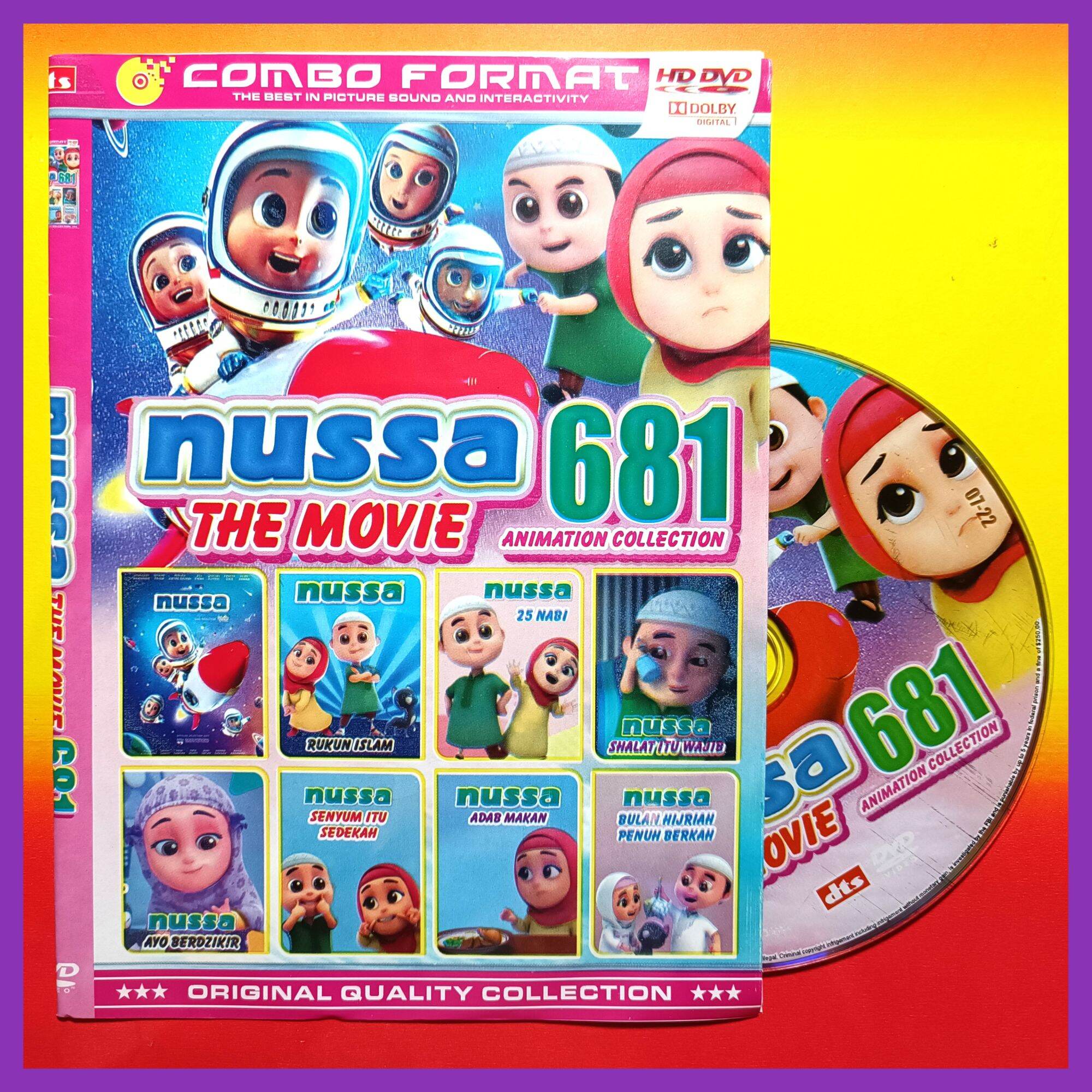 KASET FILM KARTUN ANAK KOLEKSI NUSSA THE MOVIE 681 BAHASA INDONESIA