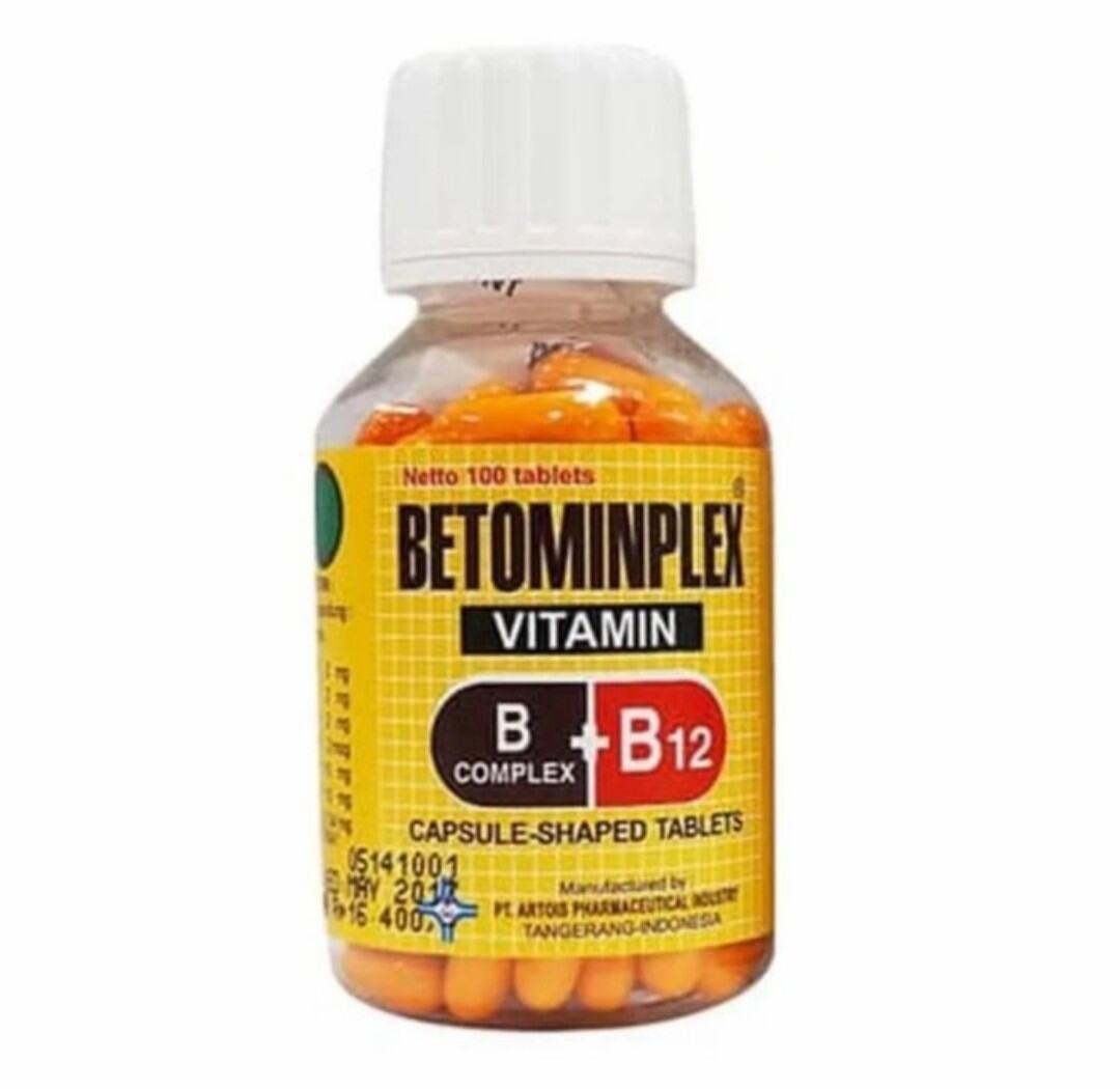 Betominplex Vitamin B Complex + B12 Isi 100 Atablet | Lazada Indonesia