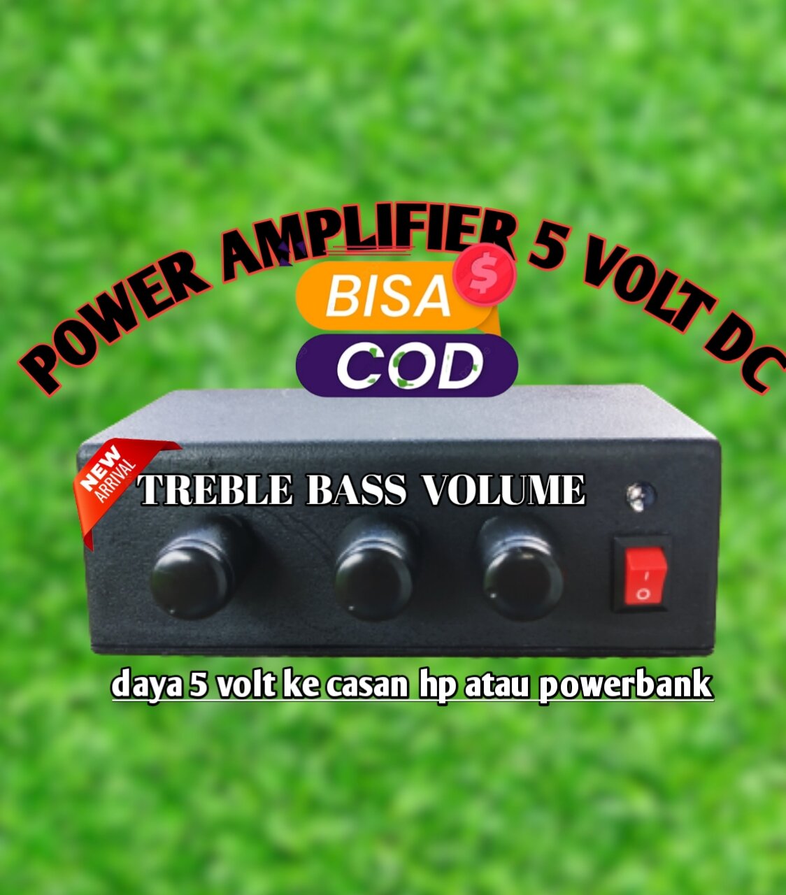 POWER AMPLIFIER MINI 5 VOLT DC , AMPLI MINI 5V , AMPLIFIER MINI , POWER ...