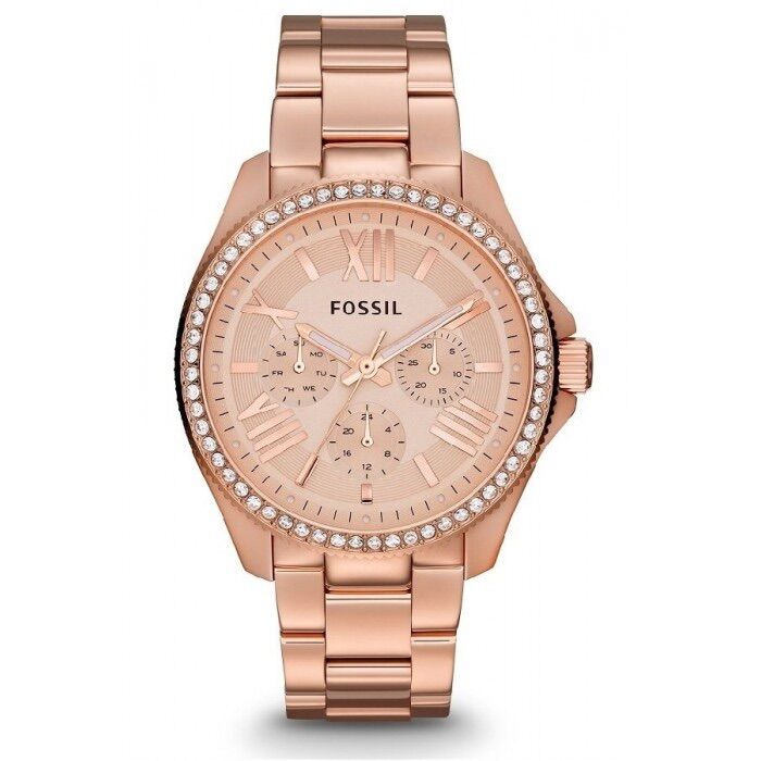 Jual Fossil Watch Gold And Silver 