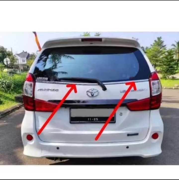 List of Rear Glass for Toyota Avanza Veloz Xenia 2012-2021 Chrome Harga 65,000 rupiah*Gratis Ongkir