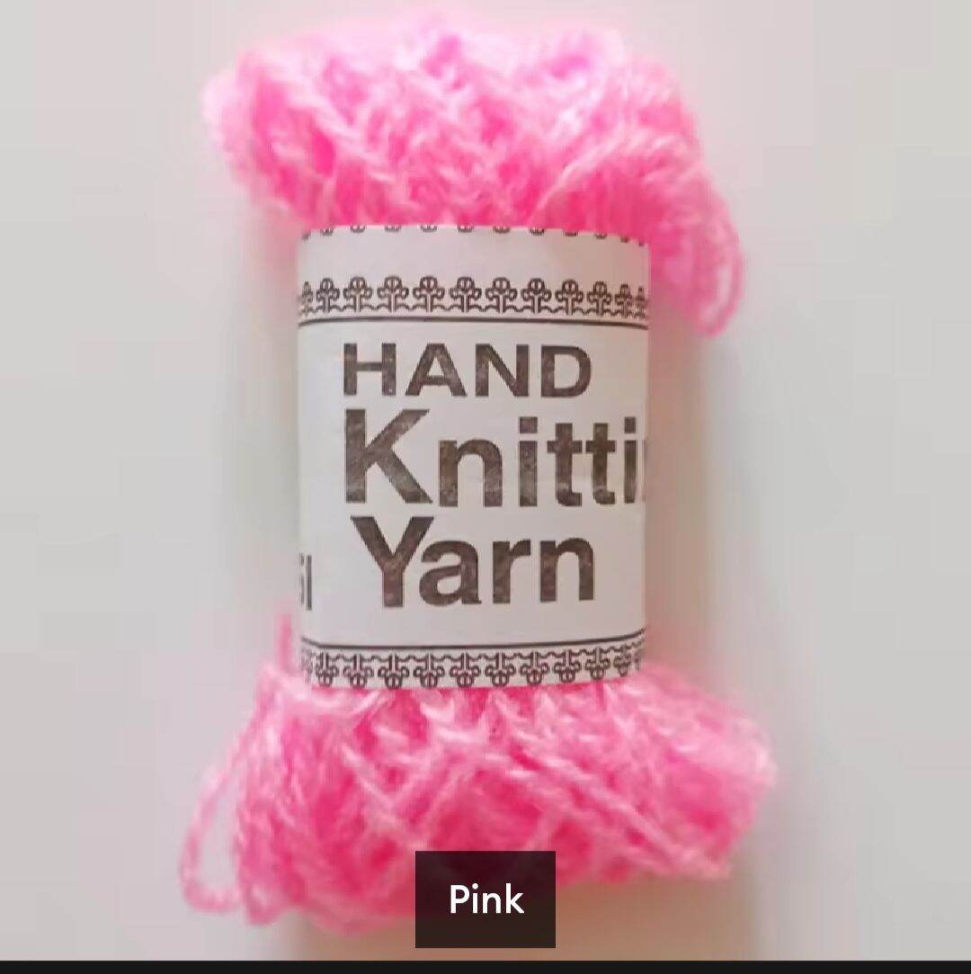 Benang wol warna warni Hand knitting yarn