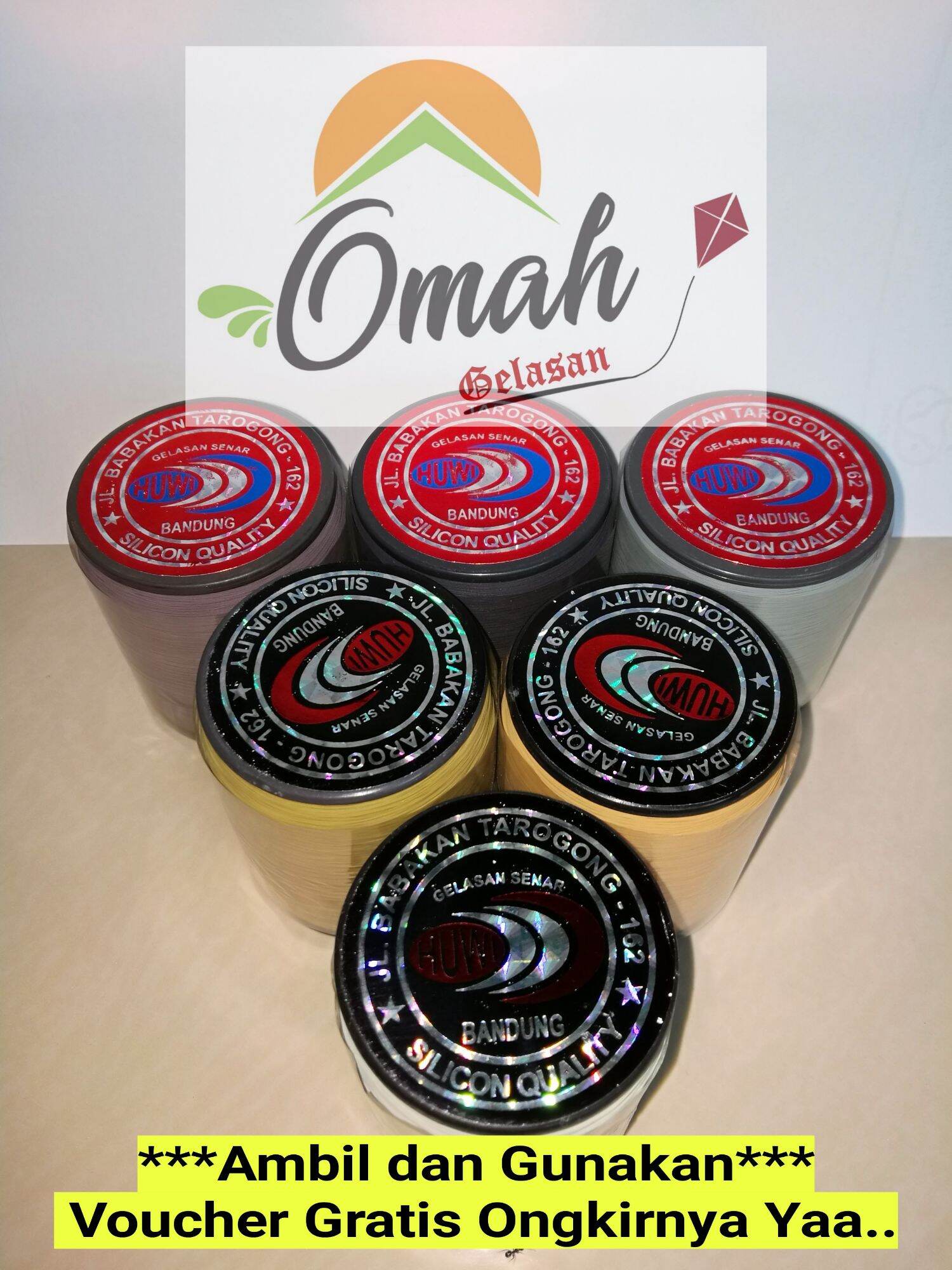 Gelasan Huwi Original Label Biru Merah Hitam Lazada Indonesia