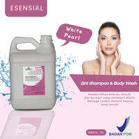Sabun Mandi Cair Premium Standar Hotel Body Wash 2in1 BPOM 5 Liter White Pearl