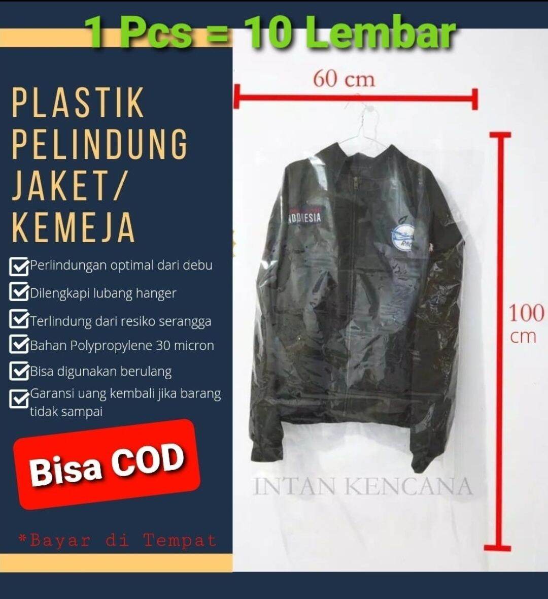 10 Plastik  Pelindung Kemeja Jaket  Lazada Indonesia