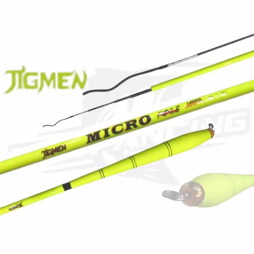 Joran Tegek Jigmen Micro Pole Fishing Carbon 180/210/240