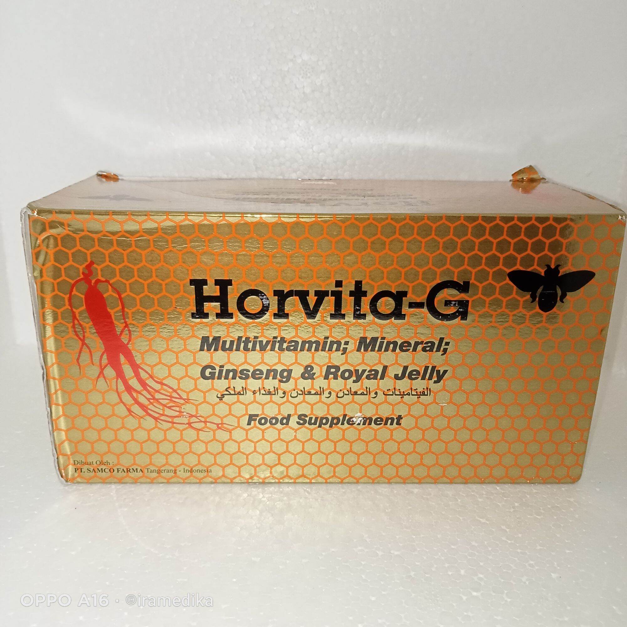 HORVITA G Multivitamin Mineral Ginseng Royal Jelly 100kaplet Lazada