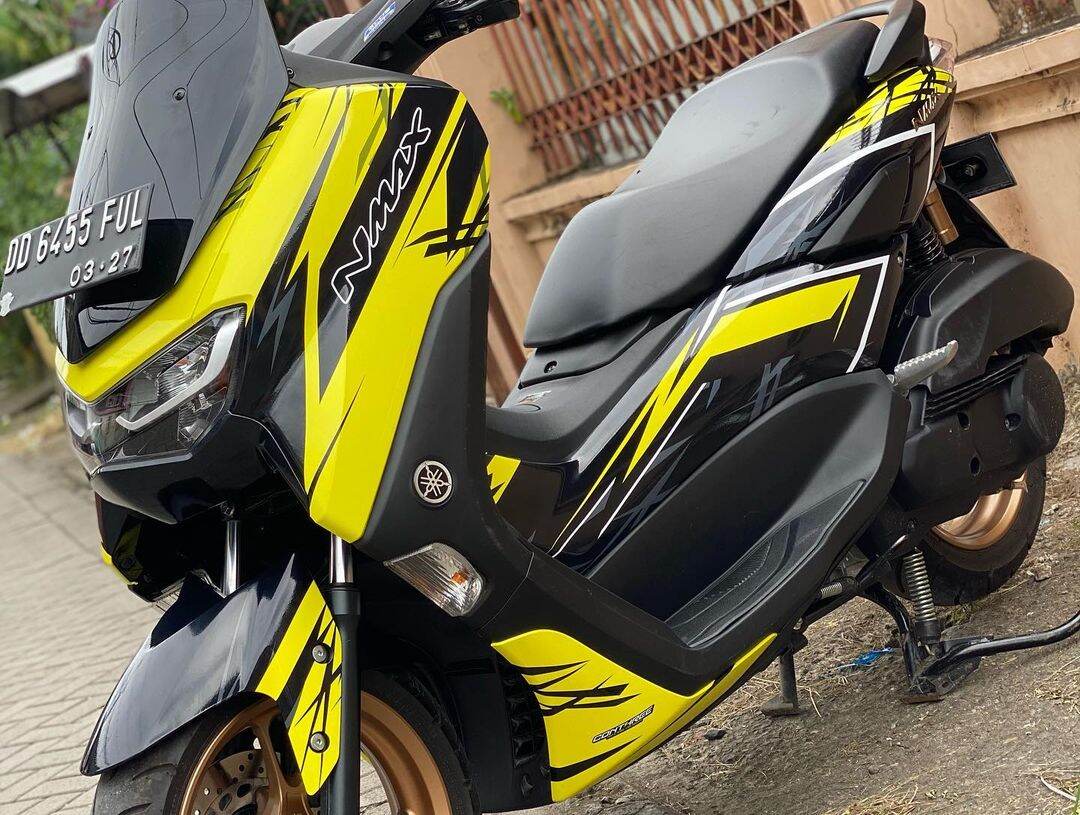 terbaru sticker decal motor Yamaha nmx Ful body custom desain suka² ...