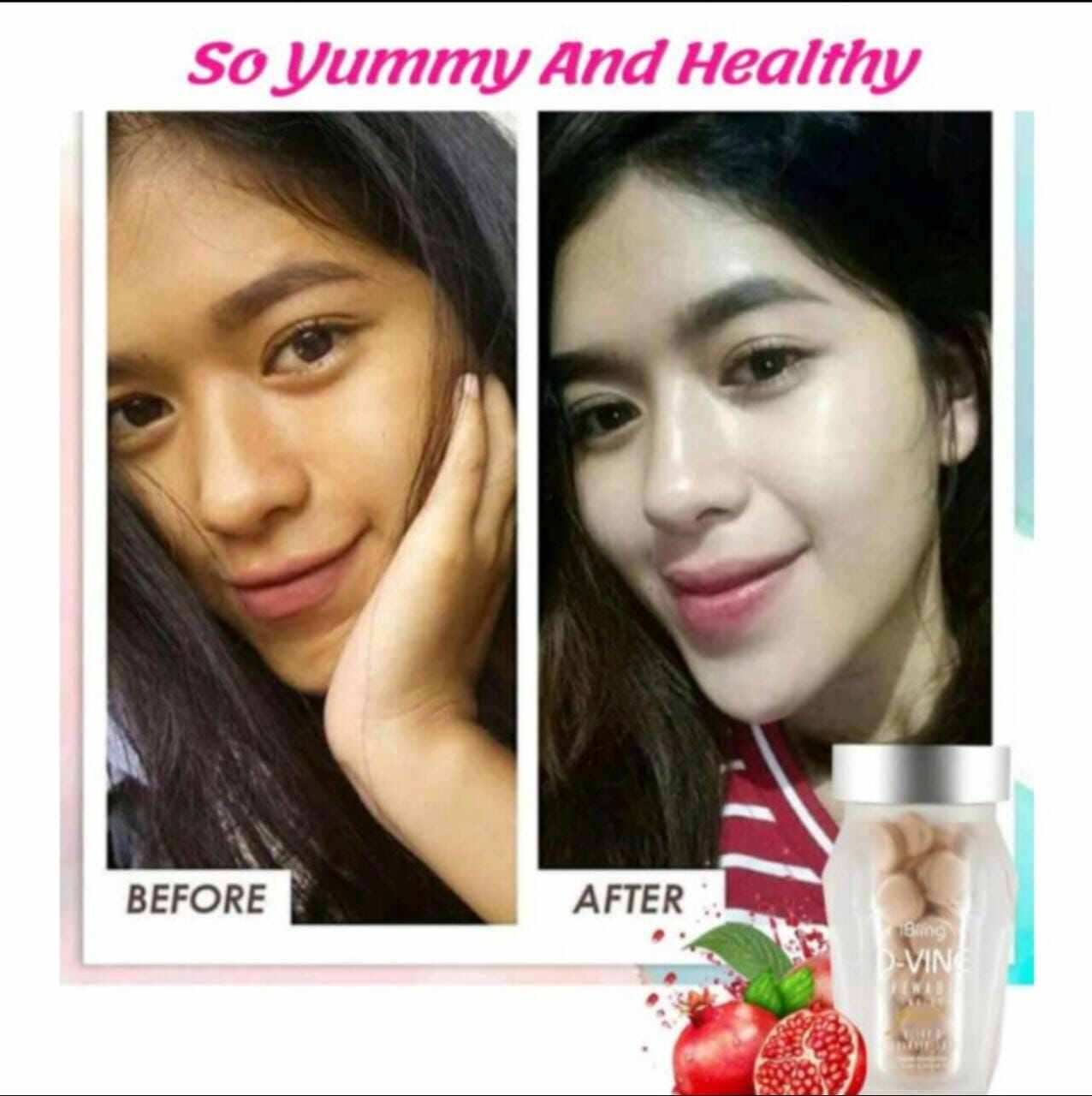 D vine Collagen Dvine Permen Collagen Candy Original Korea isi 25 butir