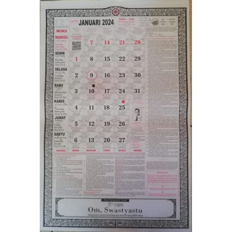 Kalender Bali 2024 Gede Rawi Lazada Indonesia