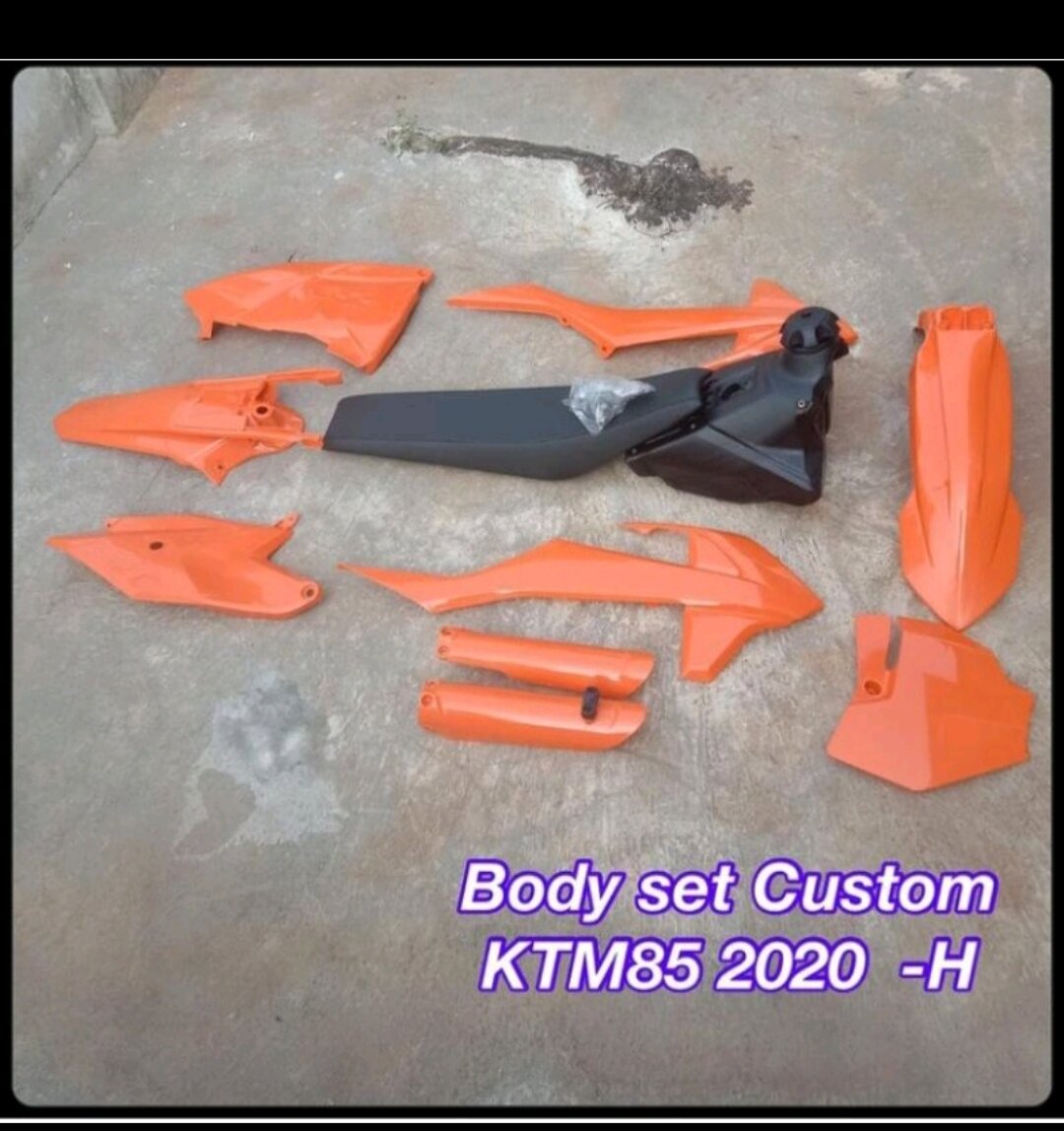 BODY SET KTM 85 NEW 2020 BODY FULLSET KTM85 LENGKAP JOK TANGKI bodi kit