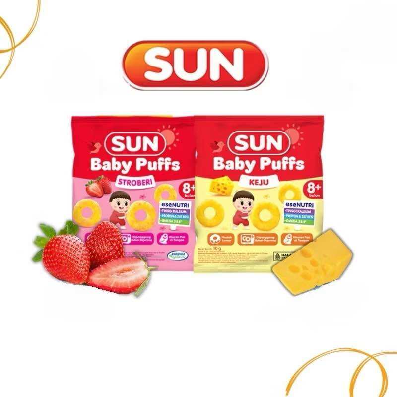 SUN Baby Puffs / Cemilan Bayi Anak 10gr