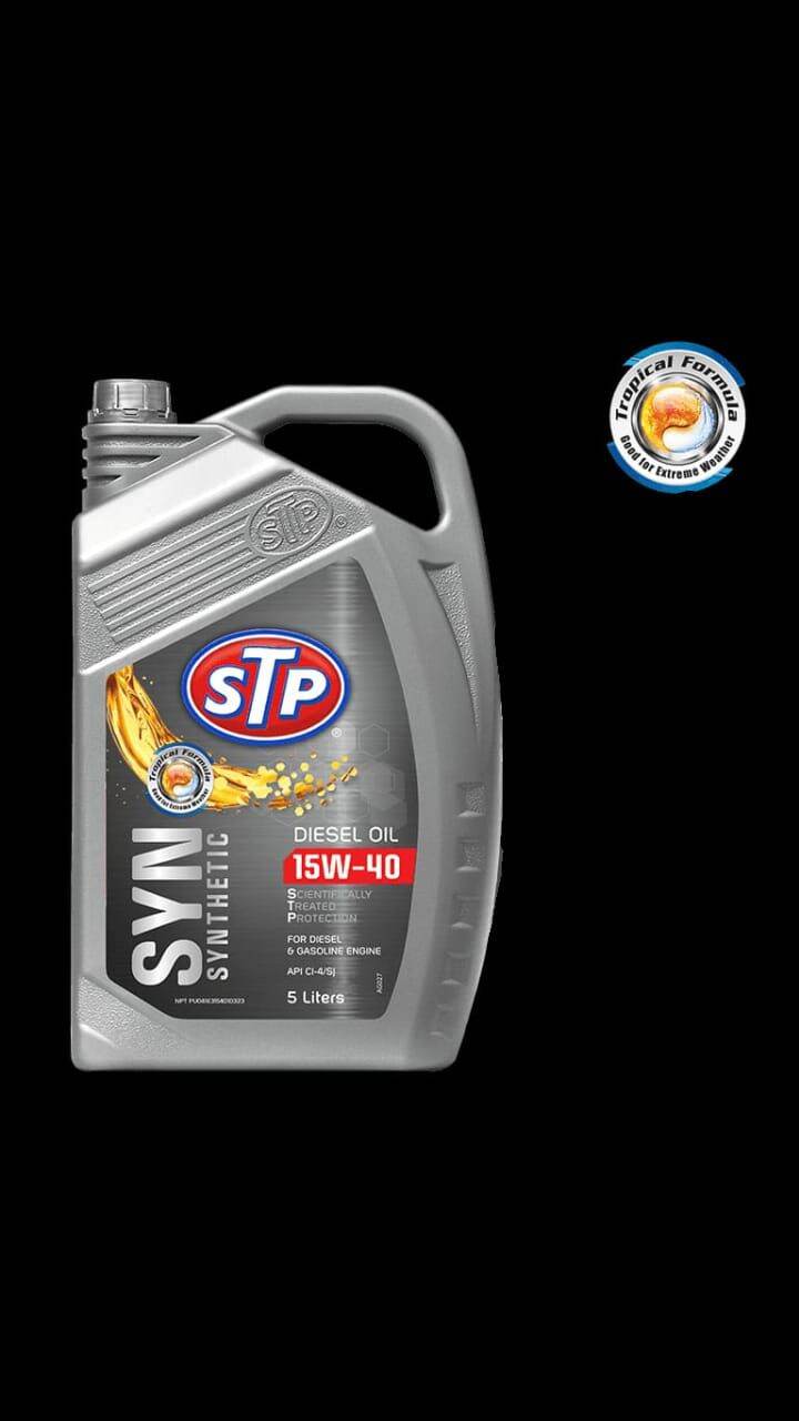 PELUMAS ATAU OLI MESIN STP SYNTHETIC DIESEL OIL 15W-40 5Liter | Lazada ...
